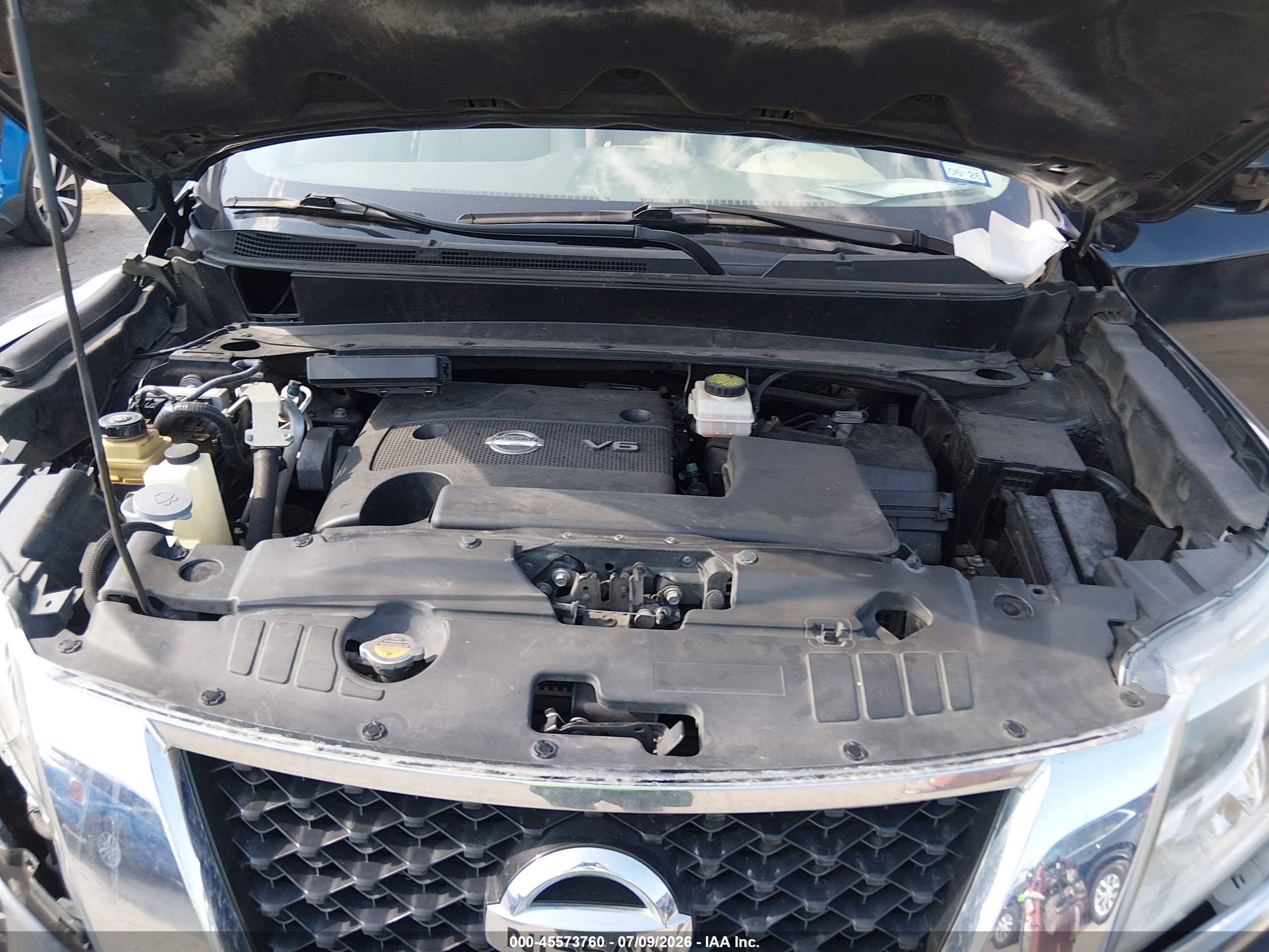 2013 Nissan Pathfinder Sl Black vin: 5N1AR2MN4DC659226