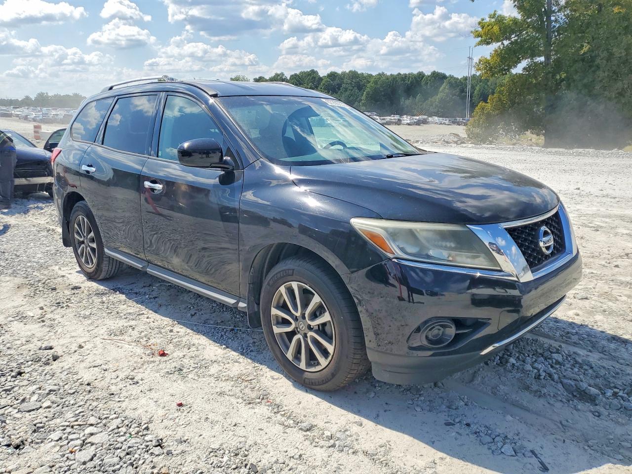2013 Nissan Pathfinder S Black vin: 5N1AR2MN4DC662501