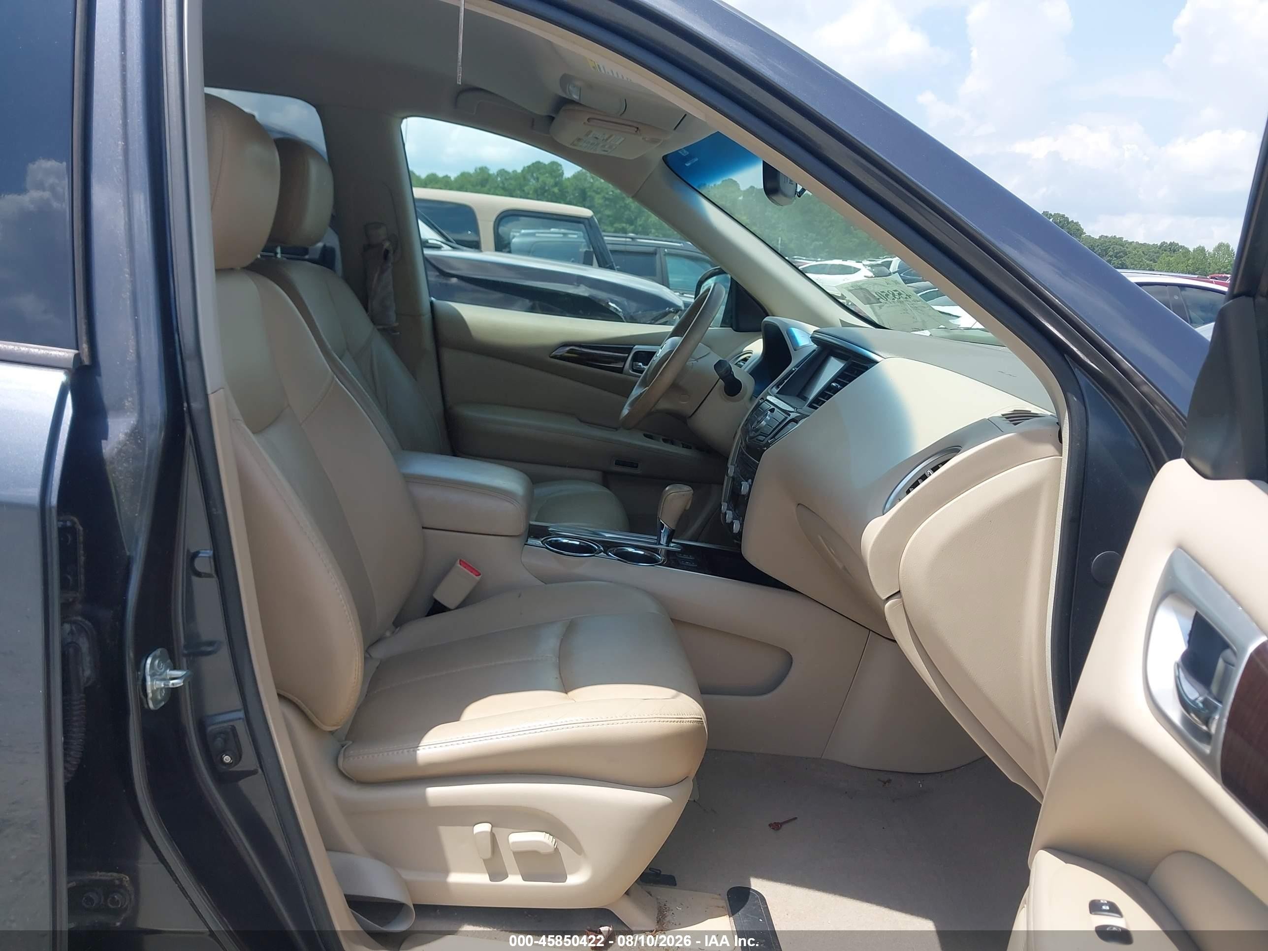 2013 Nissan Pathfinder Sl Gray vin: 5N1AR2MN4DC684708