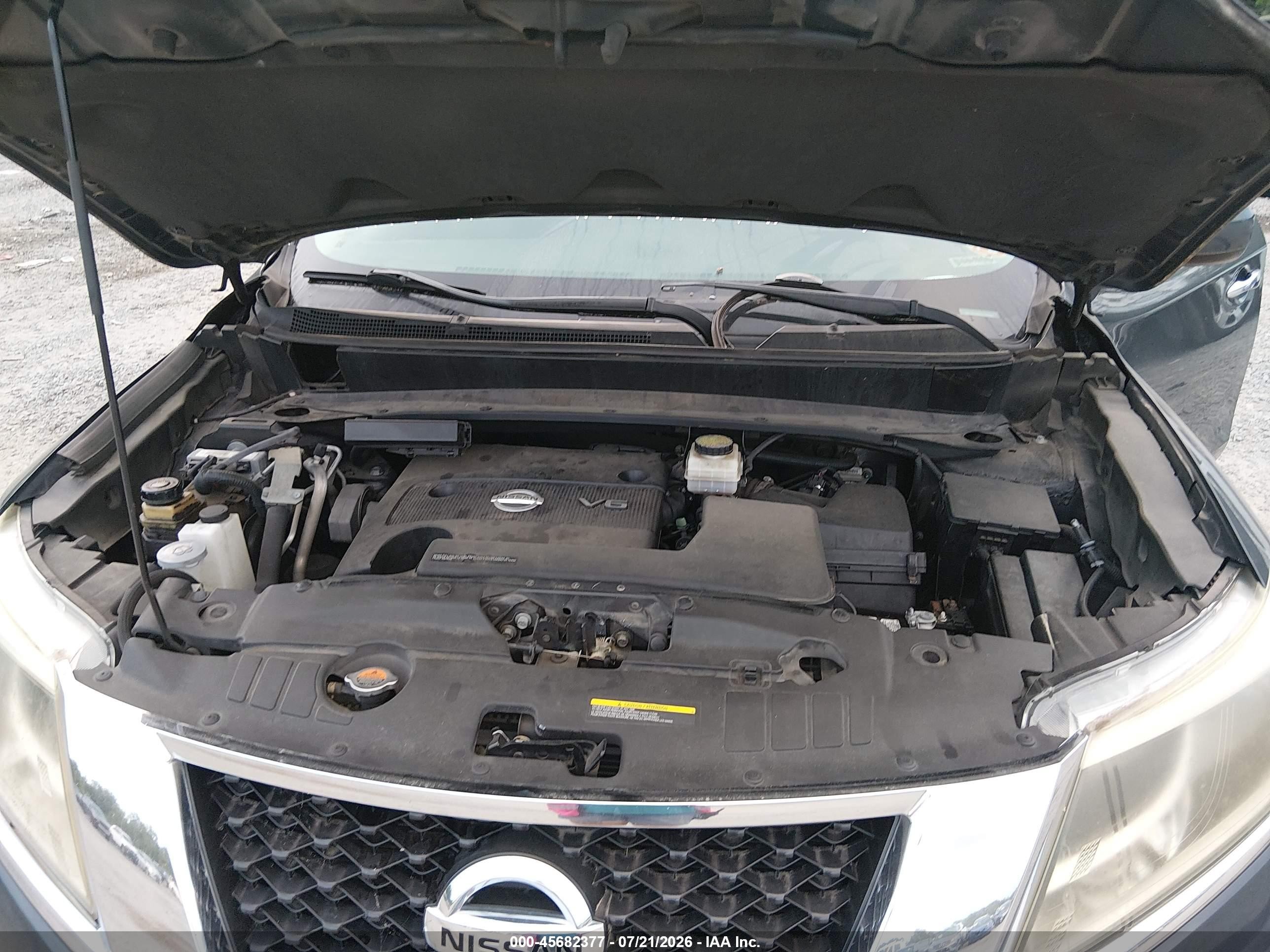 2013 Nissan Pathfinder S Dark Blue vin: 5N1AR2MN4DC685082