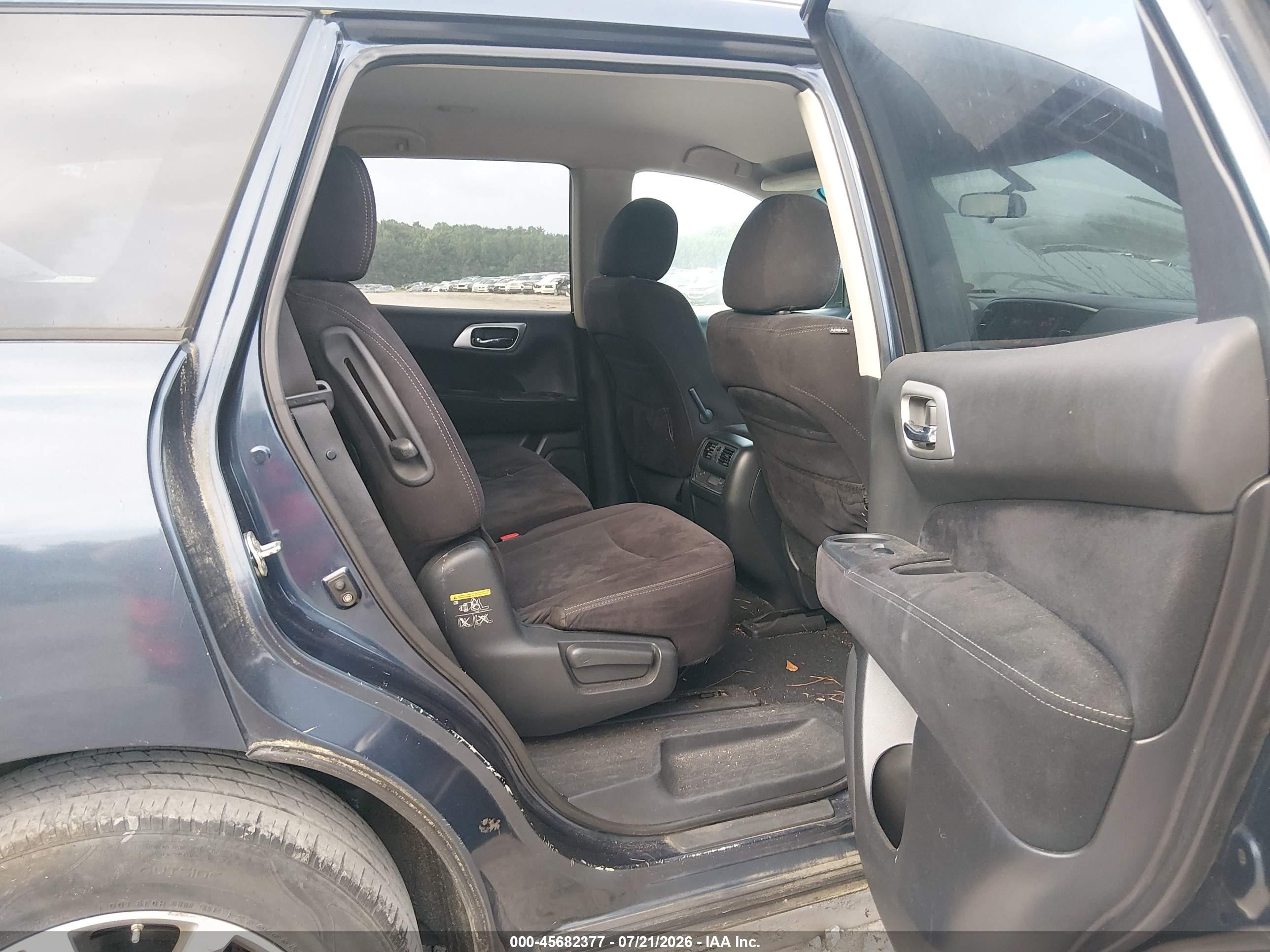 2013 Nissan Pathfinder S Dark Blue vin: 5N1AR2MN4DC685082