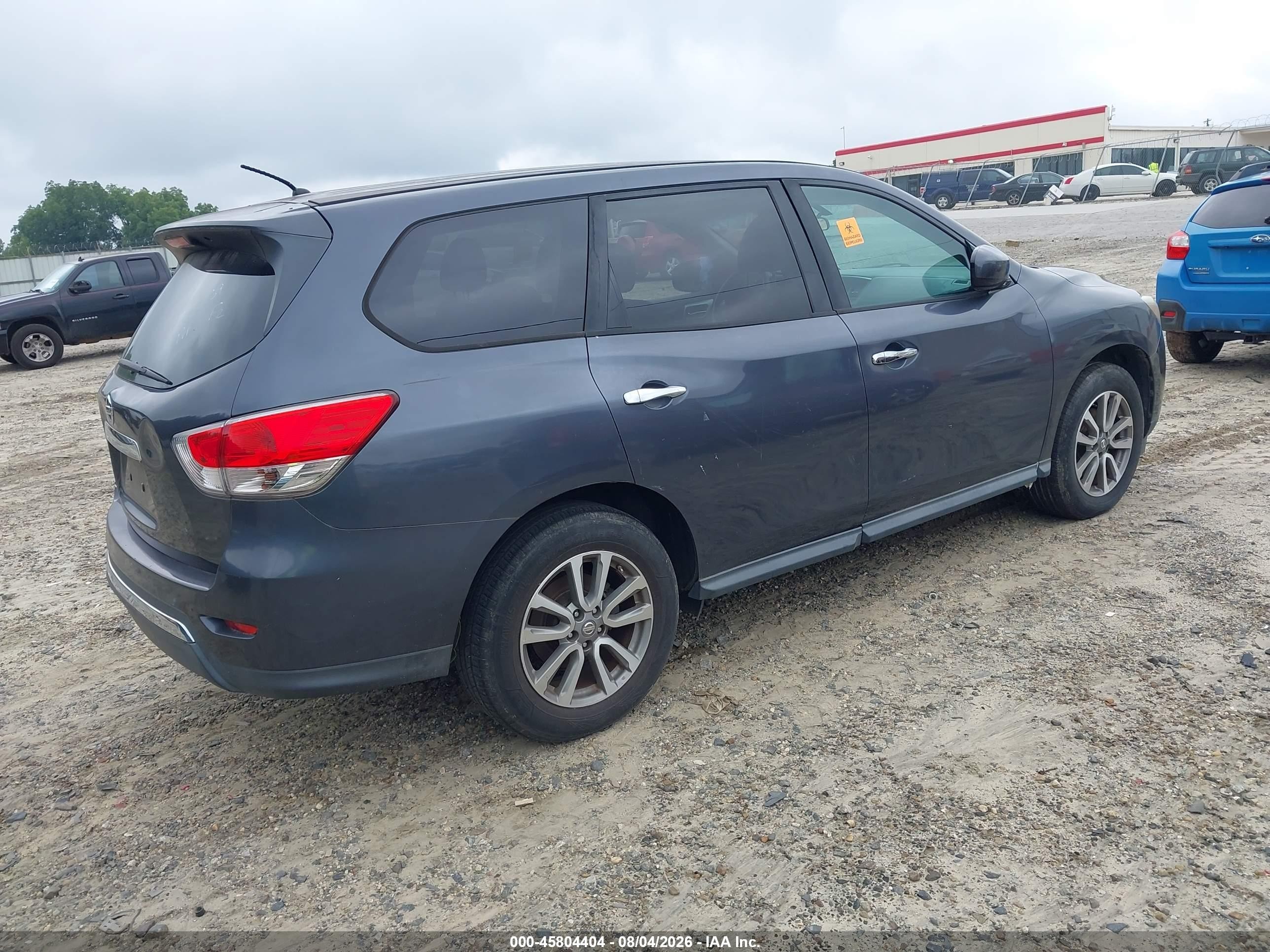 2014 Nissan Pathfinder S Gray vin: 5N1AR2MN4EC621402