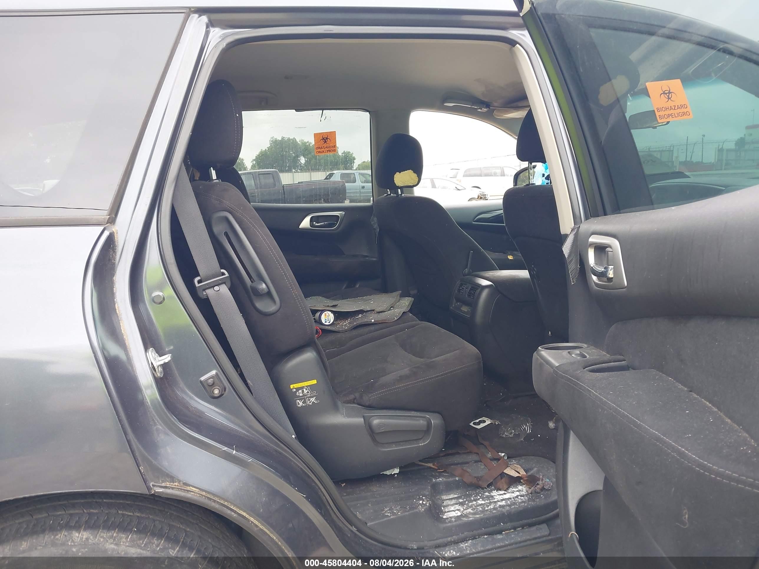 2014 Nissan Pathfinder S Gray vin: 5N1AR2MN4EC621402