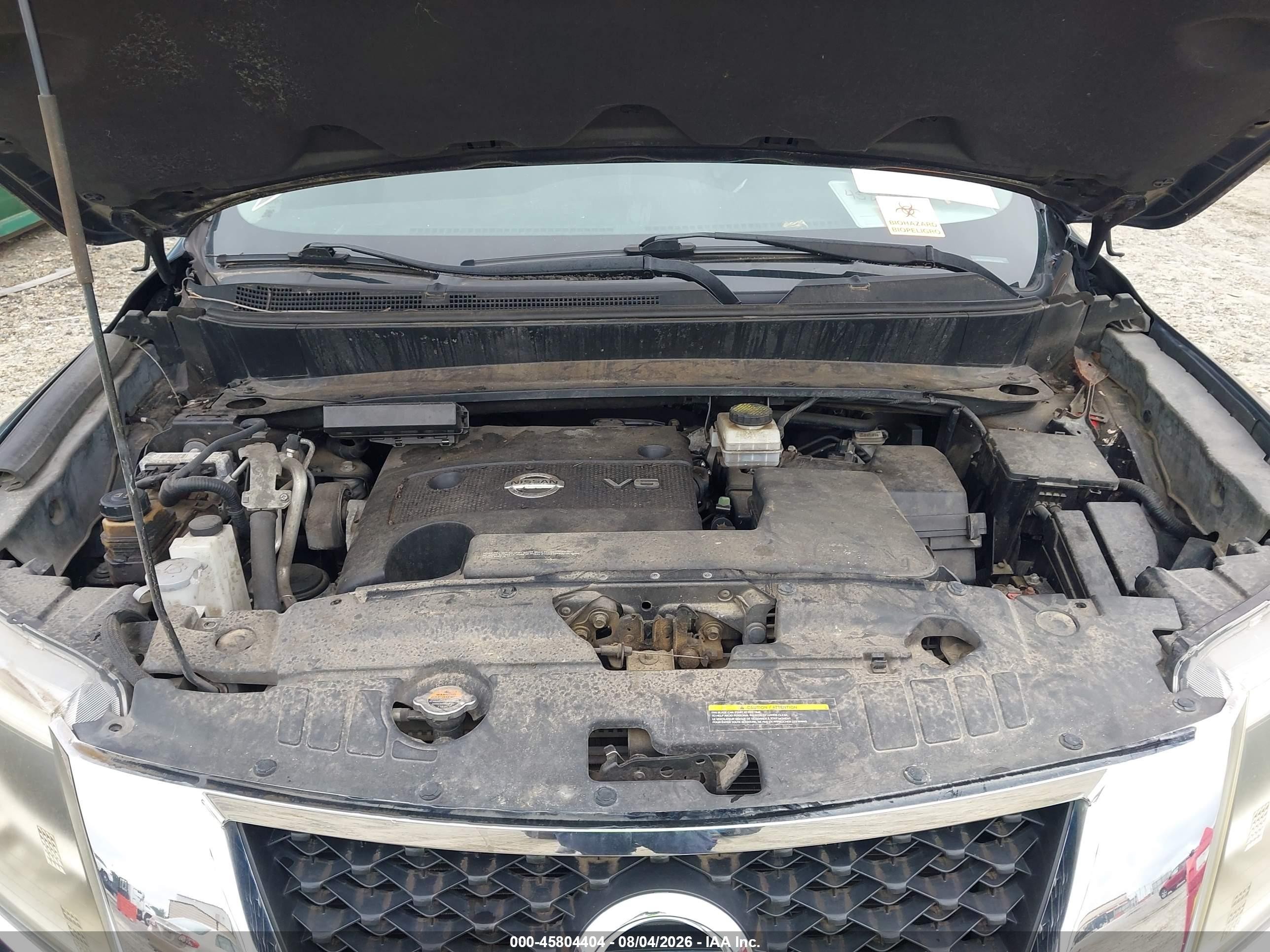 2014 Nissan Pathfinder S Gray vin: 5N1AR2MN4EC621402