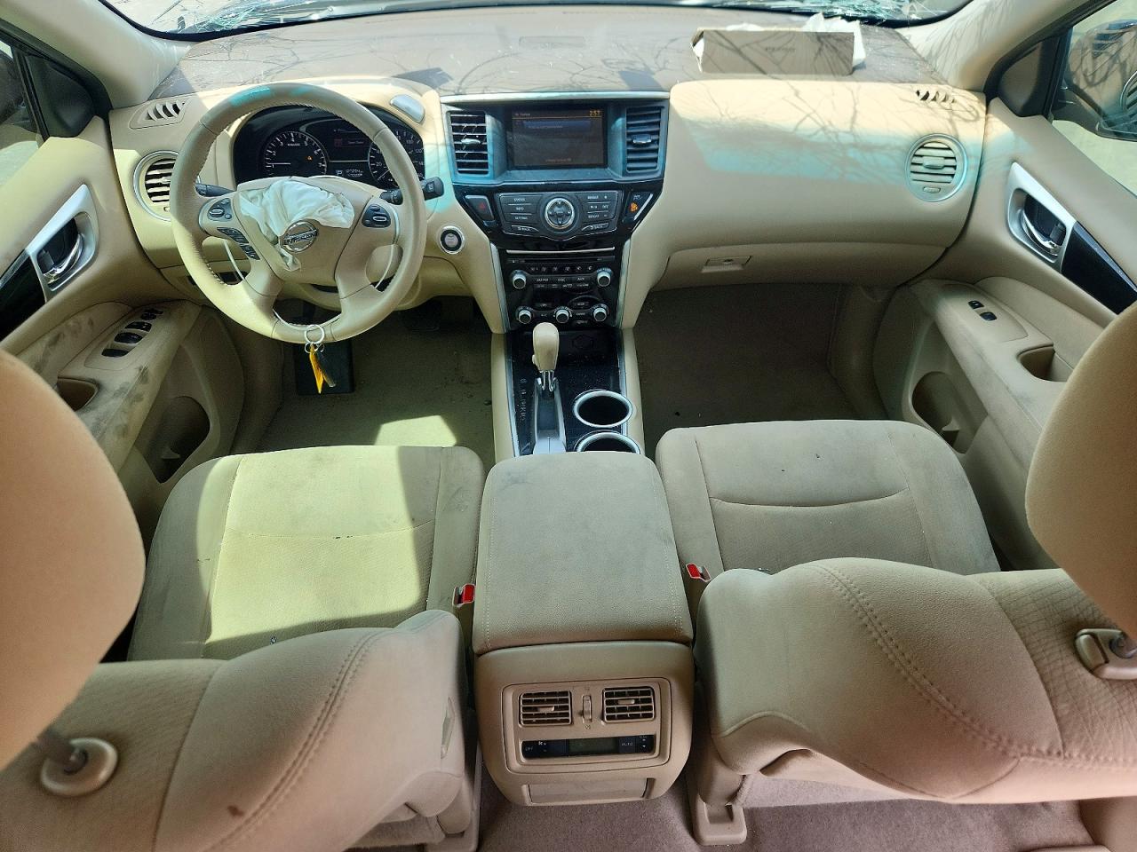 2014 Nissan Pathfinder Sv Black vin: 5N1AR2MN4EC629502