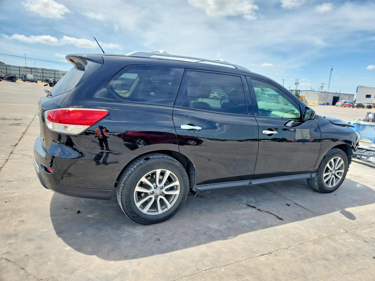 2014 Nissan Pathfinder Sv Black vin: 5N1AR2MN4EC629502