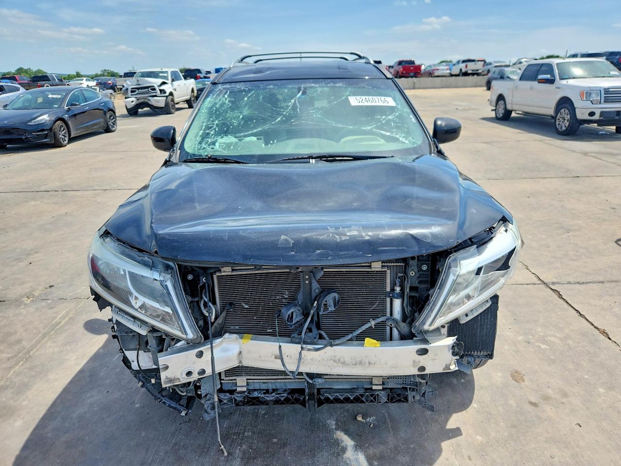 2014 Nissan Pathfinder Sv Black vin: 5N1AR2MN4EC629502