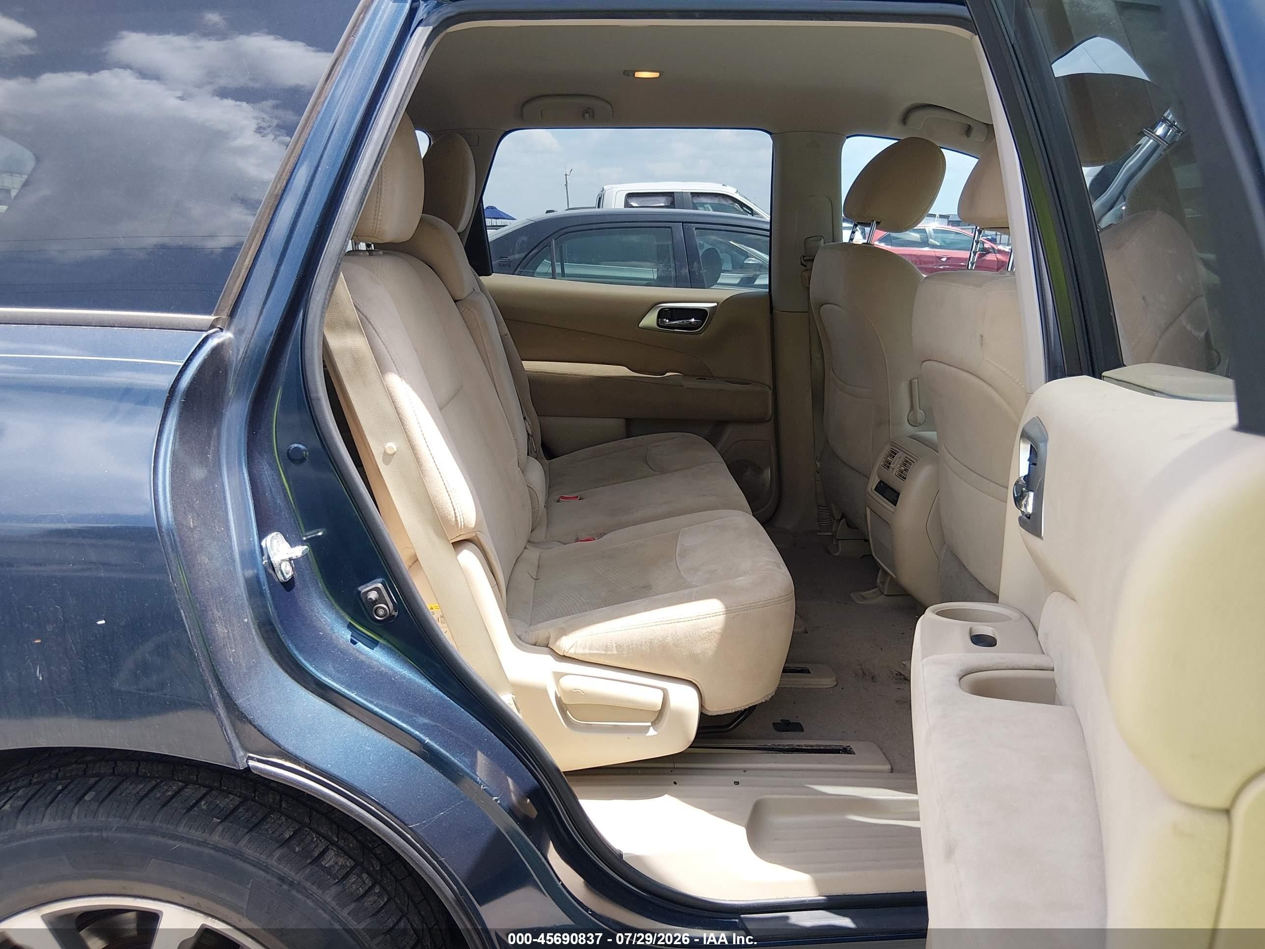 2014 Nissan Pathfinder Sv Dark Blue vin: 5N1AR2MN4EC630293
