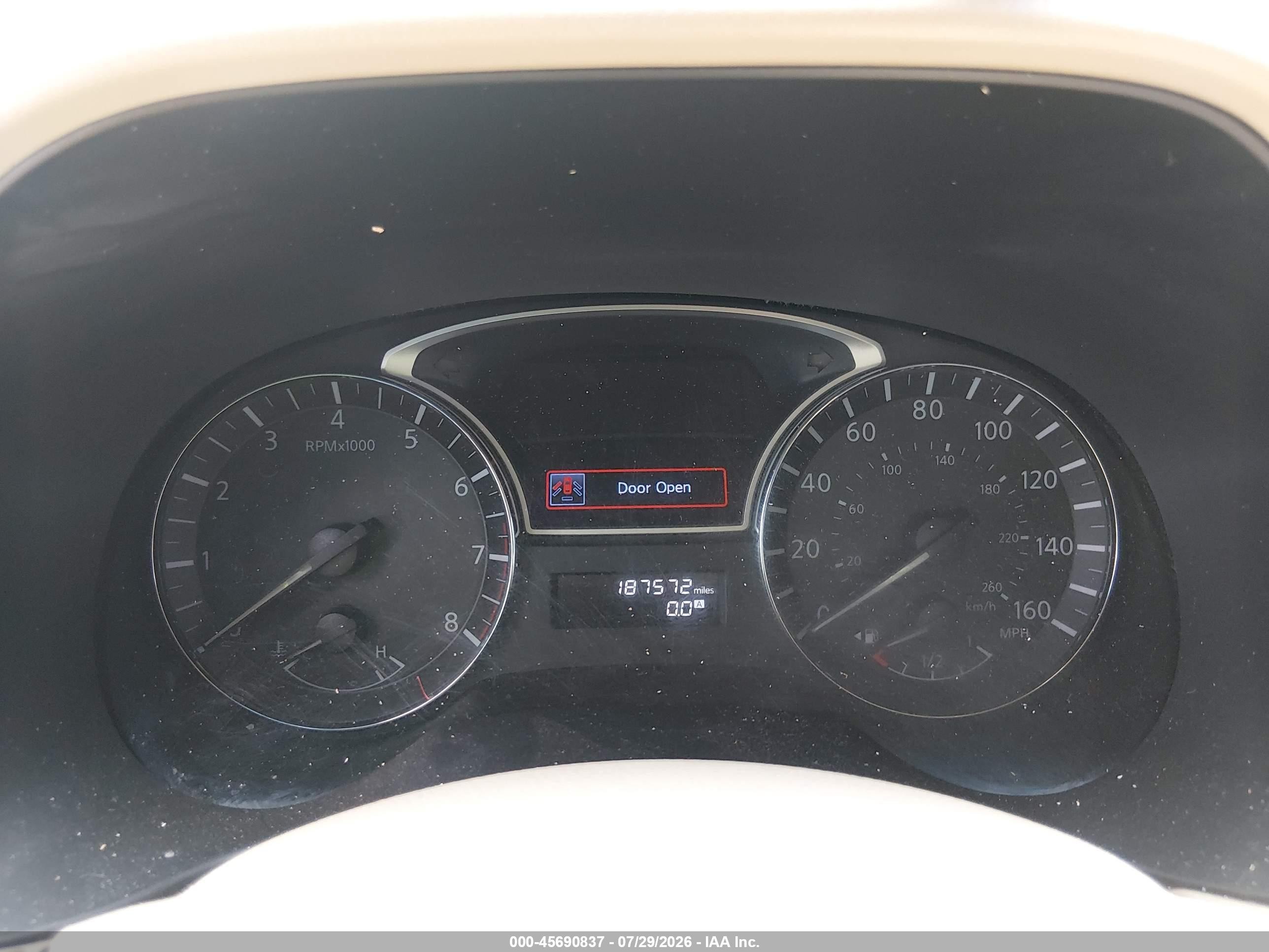 2014 Nissan Pathfinder Sv Dark Blue vin: 5N1AR2MN4EC630293