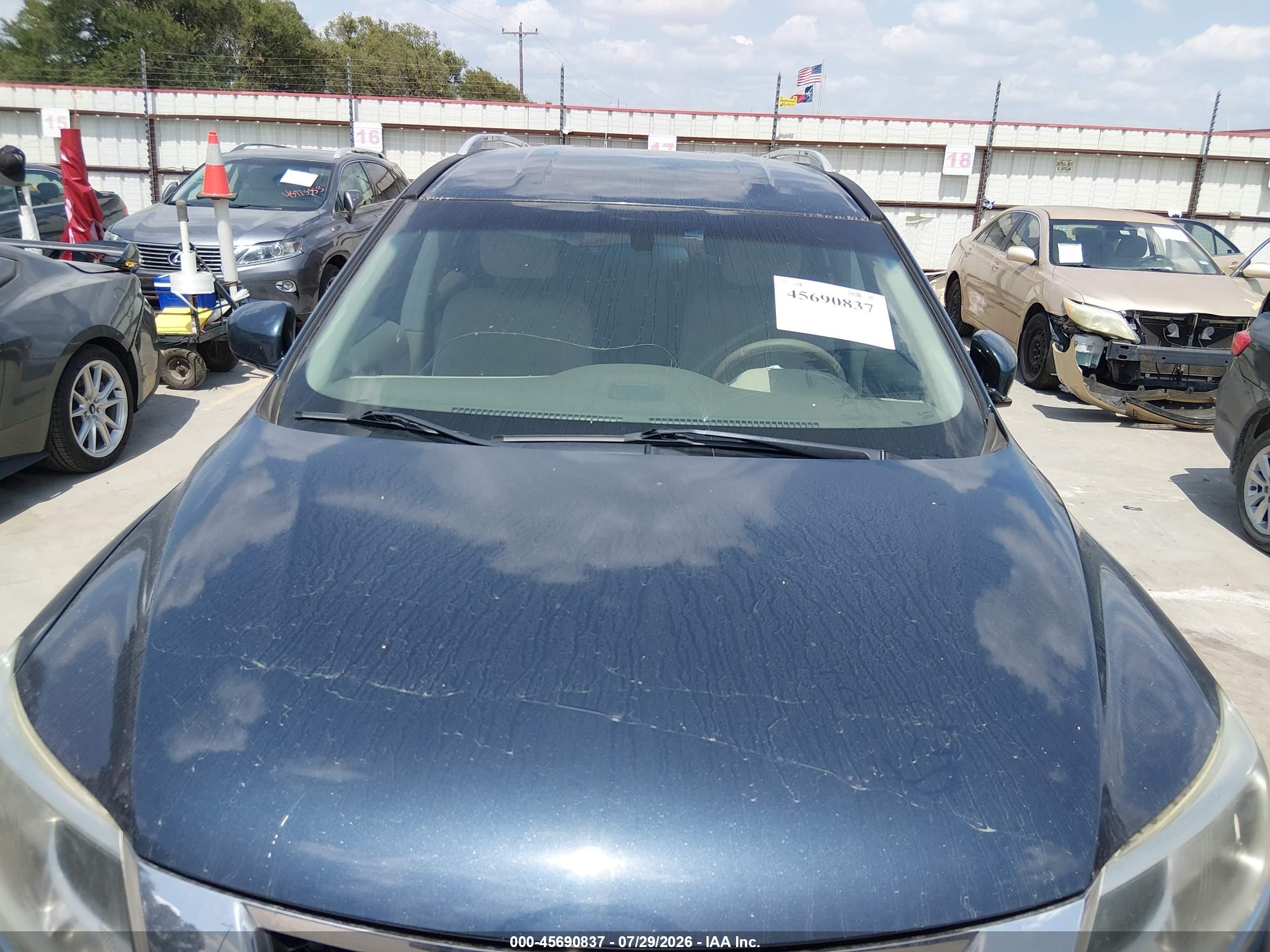 2014 Nissan Pathfinder Sv Dark Blue vin: 5N1AR2MN4EC630293