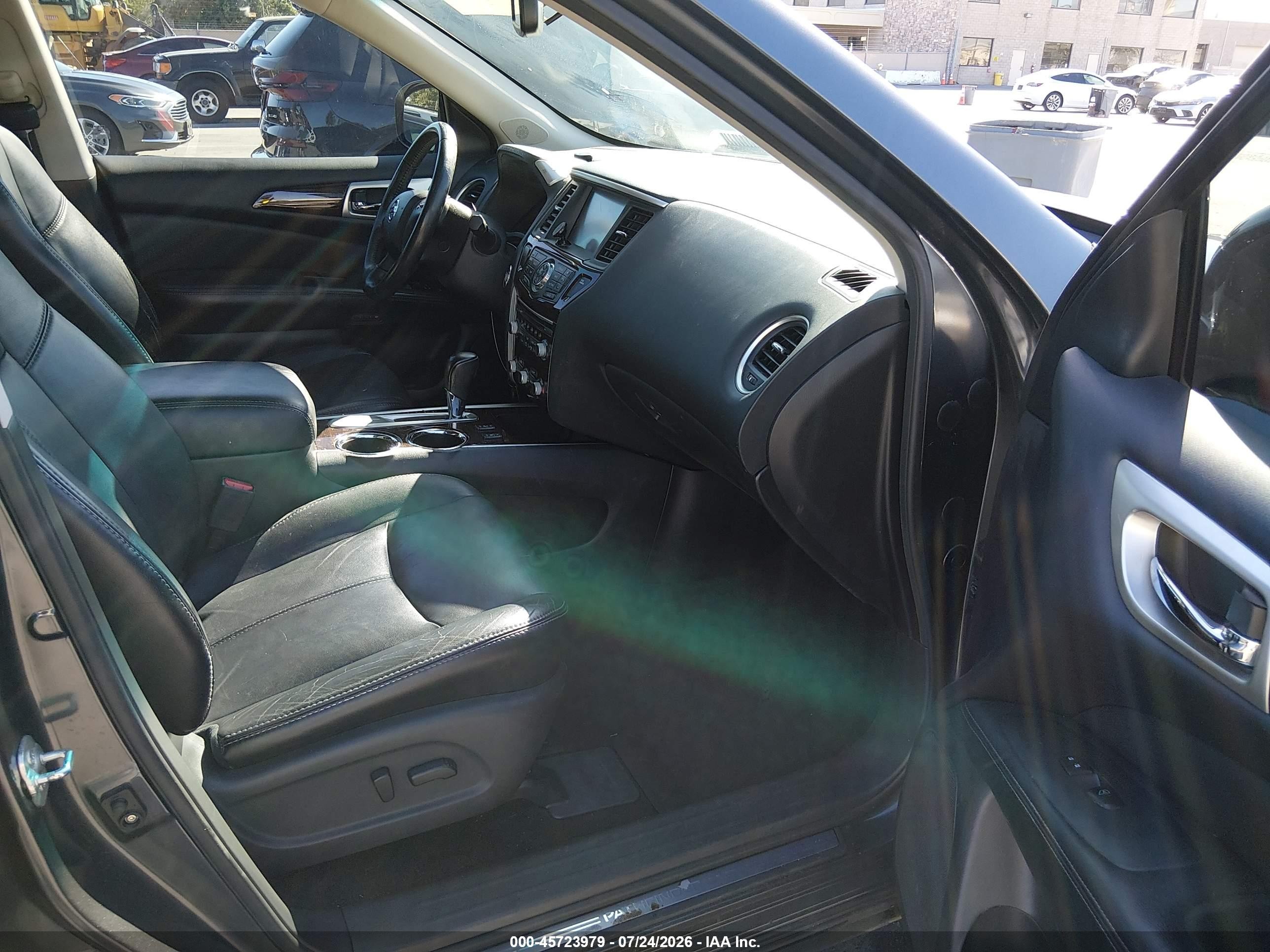 2014 Nissan Pathfinder Sl Gray vin: 5N1AR2MN4EC635753