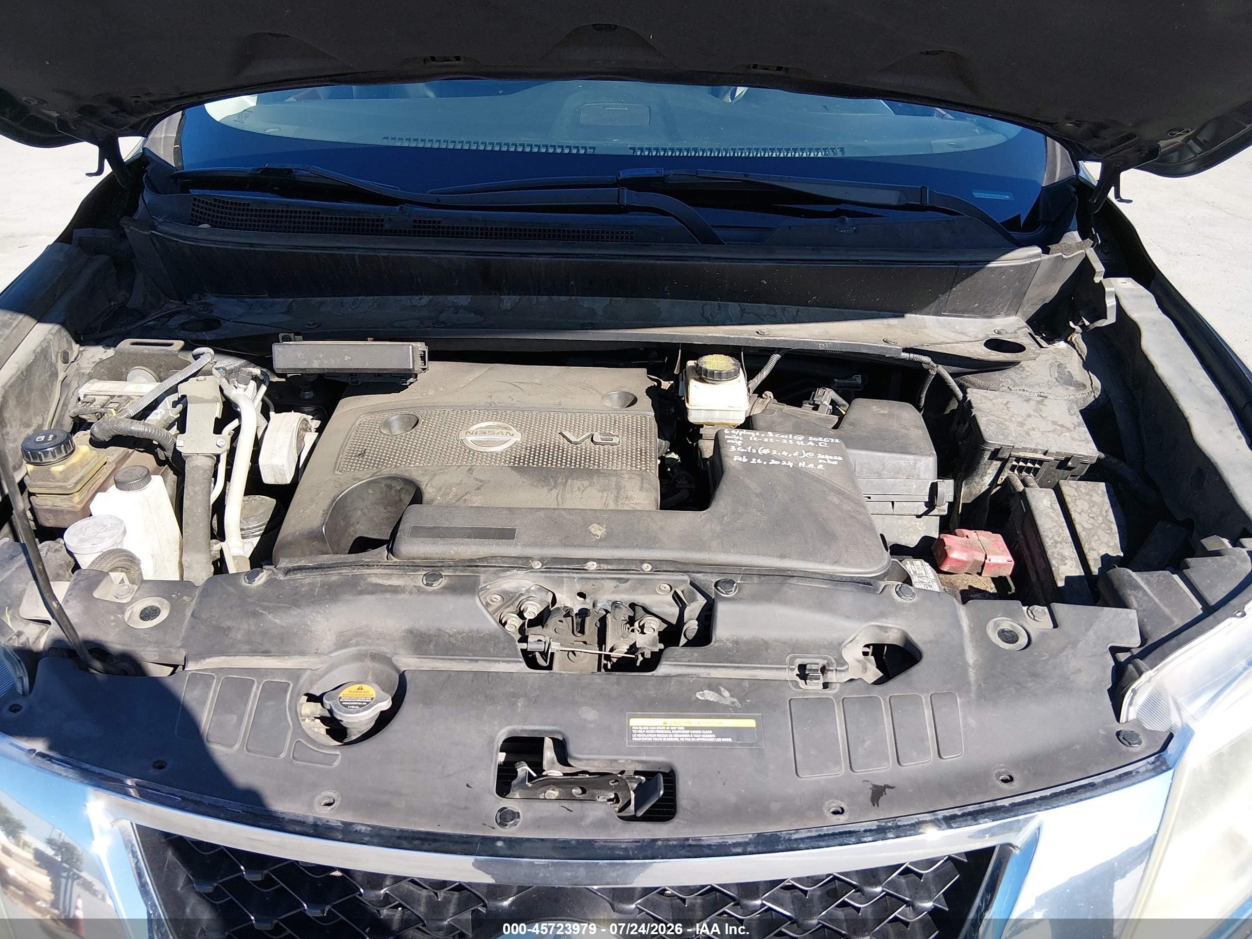 2014 Nissan Pathfinder Sl Gray vin: 5N1AR2MN4EC635753