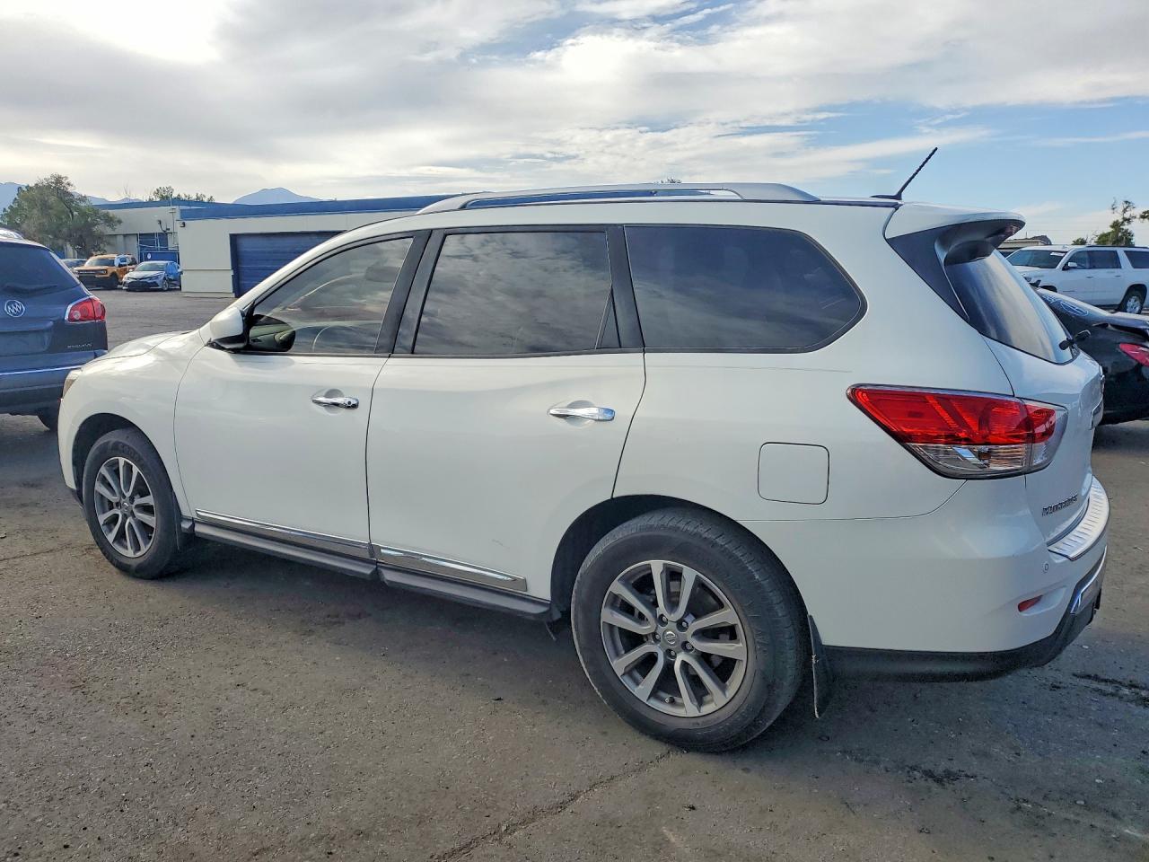 2014 Nissan Pathfinder Sl White vin: 5N1AR2MN4EC637700
