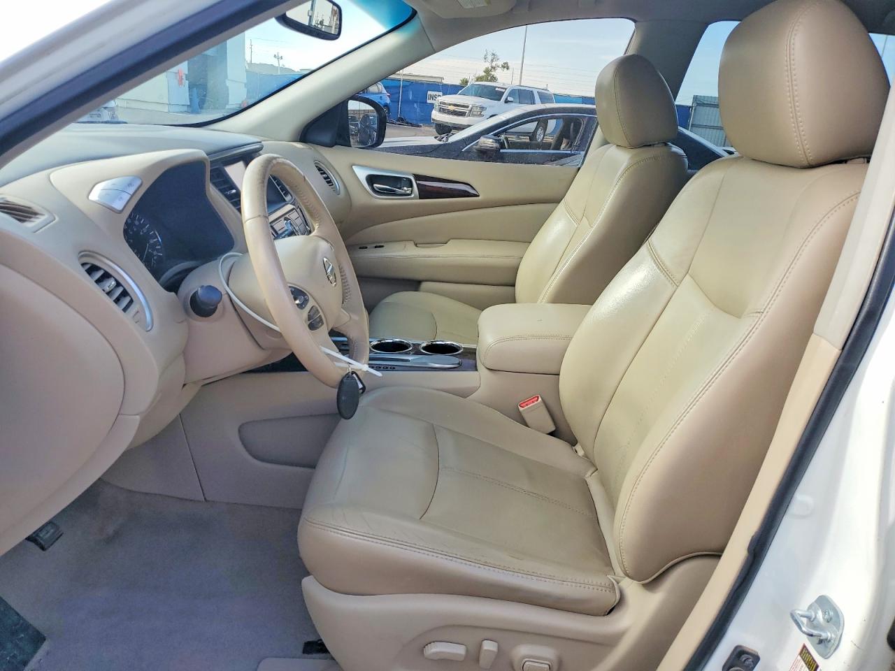 2014 Nissan Pathfinder Sl White vin: 5N1AR2MN4EC637700