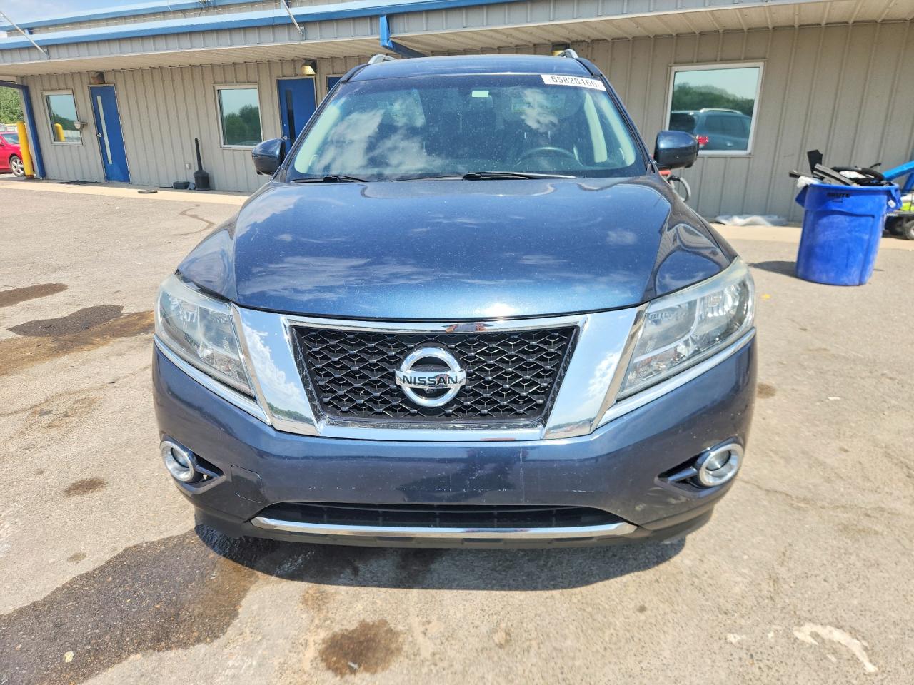 2014 Nissan Pathfinder S Синий vin: 5N1AR2MN4EC646266