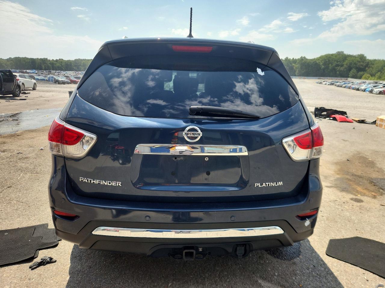 2014 Nissan Pathfinder S Синий vin: 5N1AR2MN4EC646266