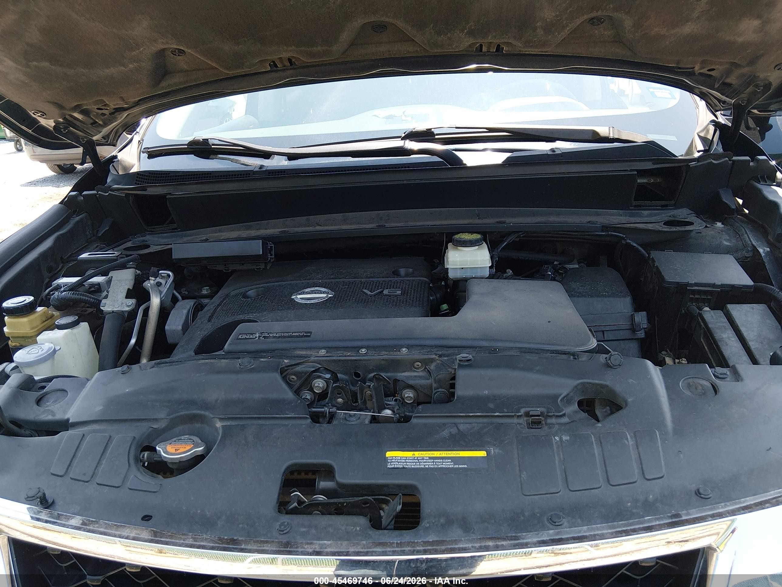2014 Nissan Pathfinder Platinum/s/sl/sv Black vin: 5N1AR2MN4EC671510