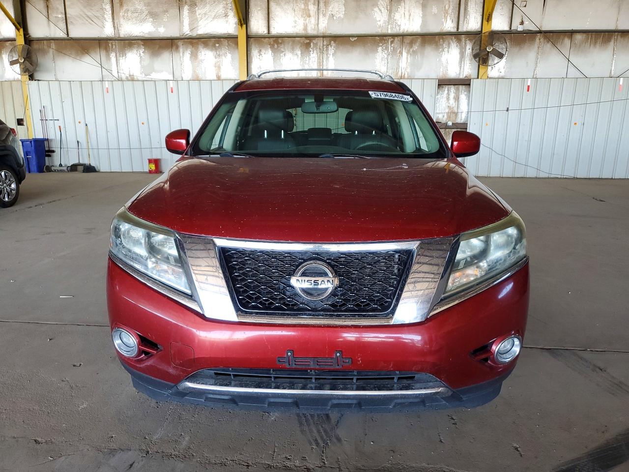 2014 Nissan Pathfinder Sl Burgundy vin: 5N1AR2MN4EC678358