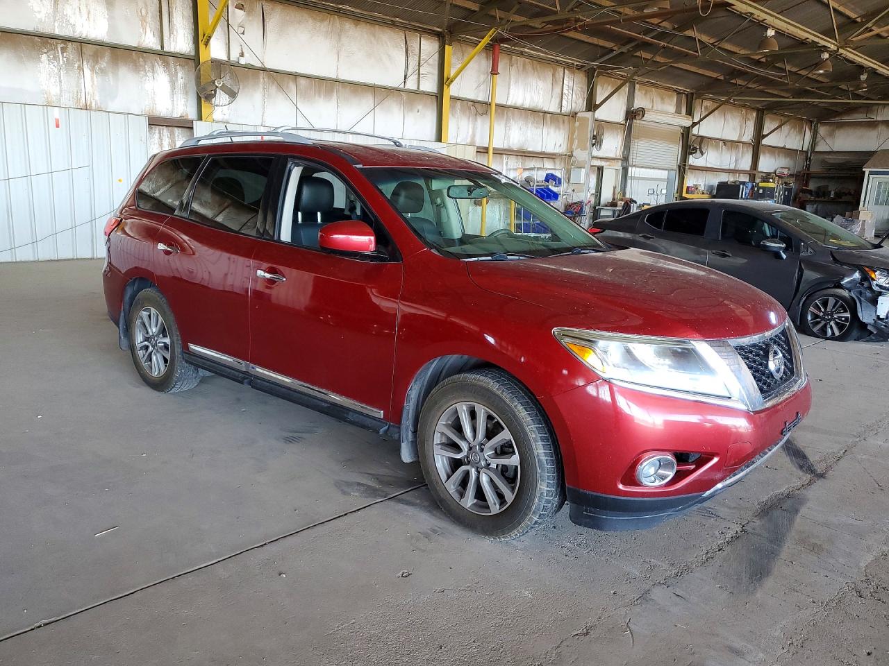 2014 Nissan Pathfinder Sl Burgundy vin: 5N1AR2MN4EC678358