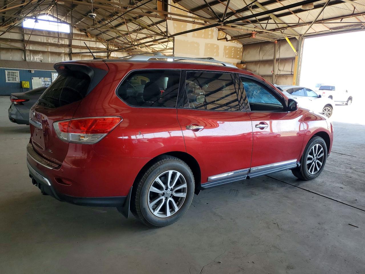 2014 Nissan Pathfinder Sl Burgundy vin: 5N1AR2MN4EC678358