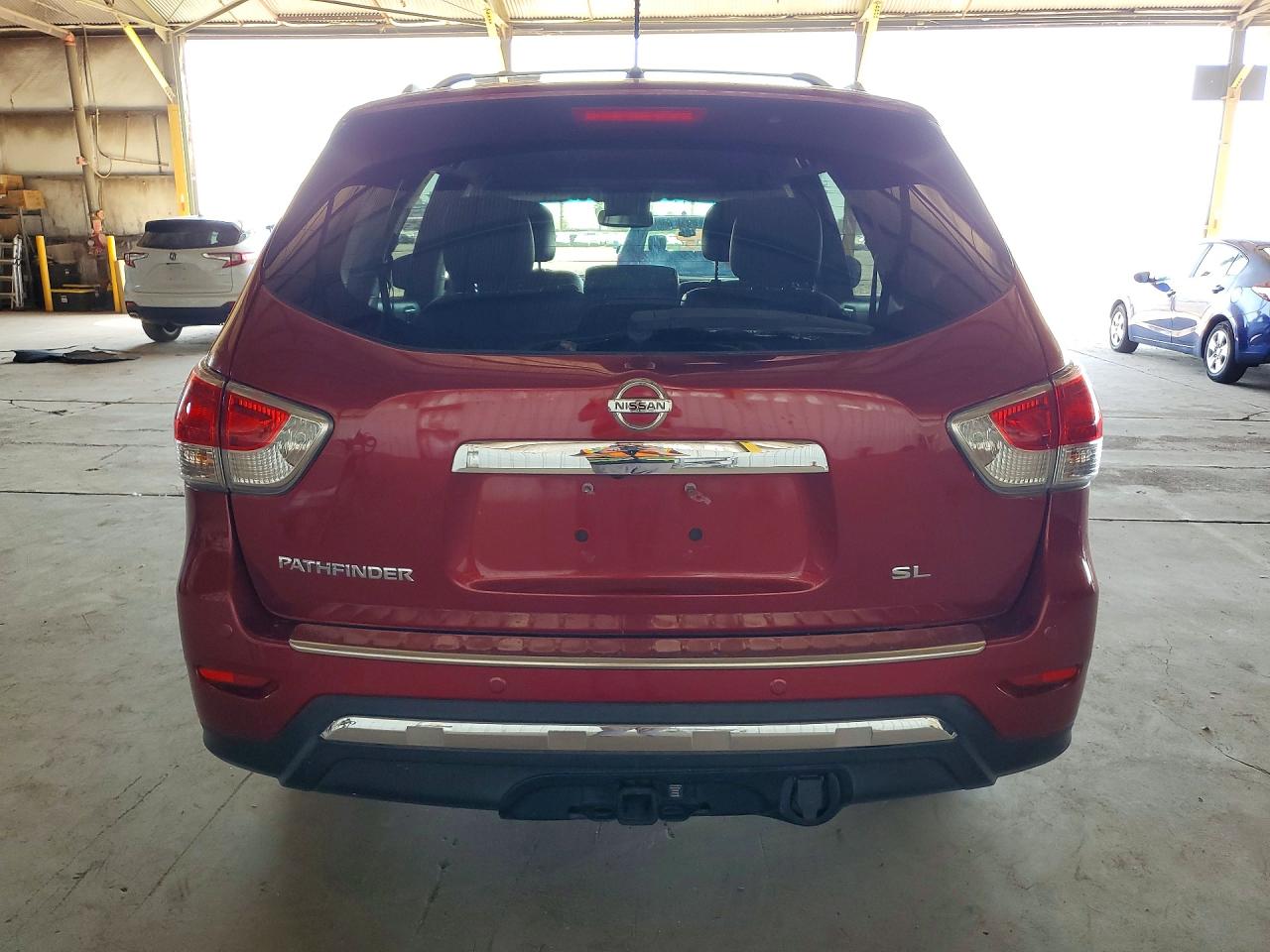 2014 Nissan Pathfinder Sl Burgundy vin: 5N1AR2MN4EC678358