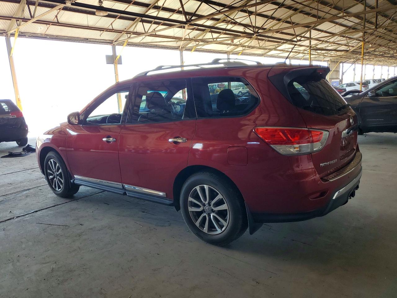2014 Nissan Pathfinder Sl Burgundy vin: 5N1AR2MN4EC678358