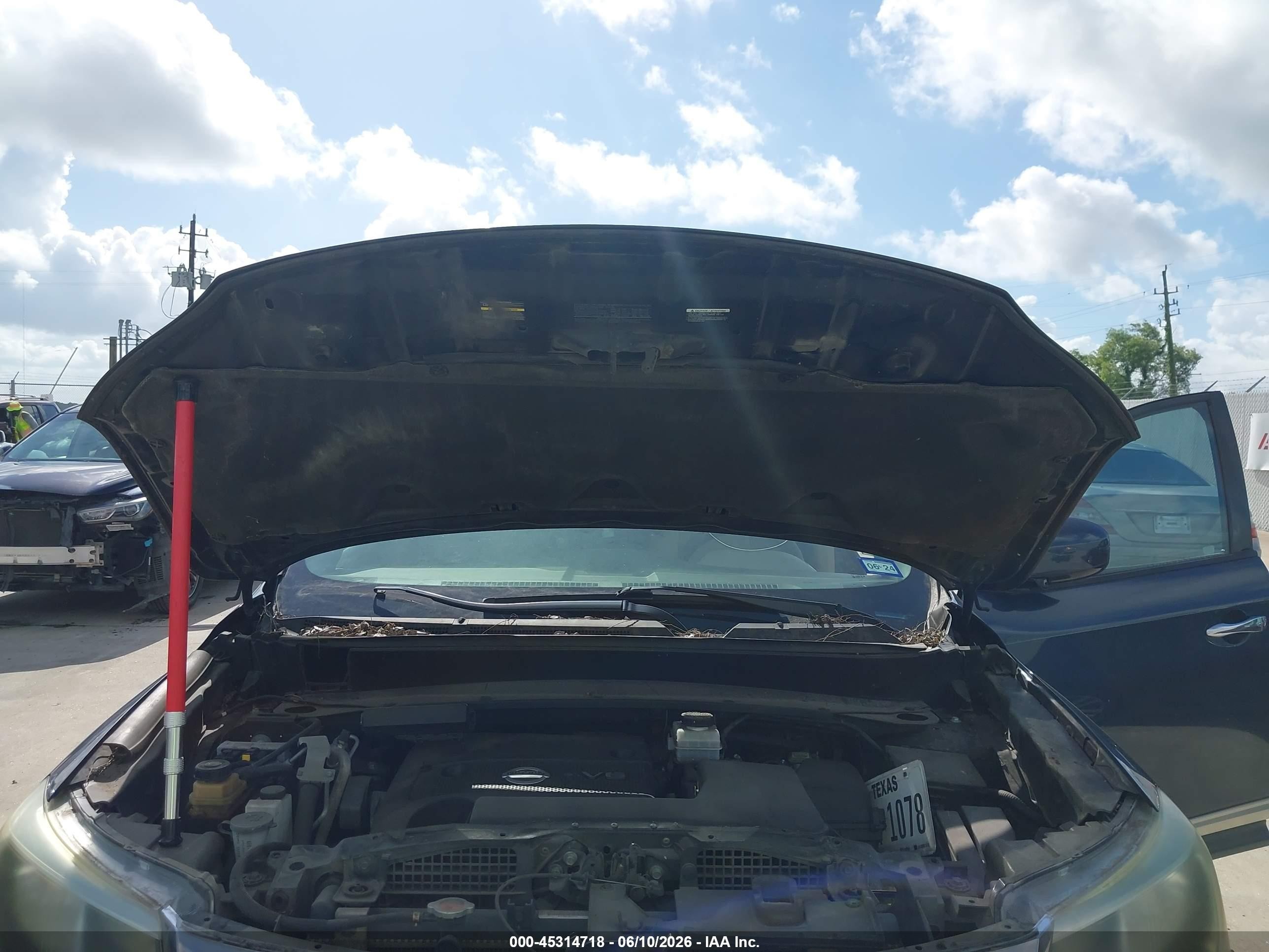 2014 Nissan Pathfinder Sl Blue vin: 5N1AR2MN4EC679509