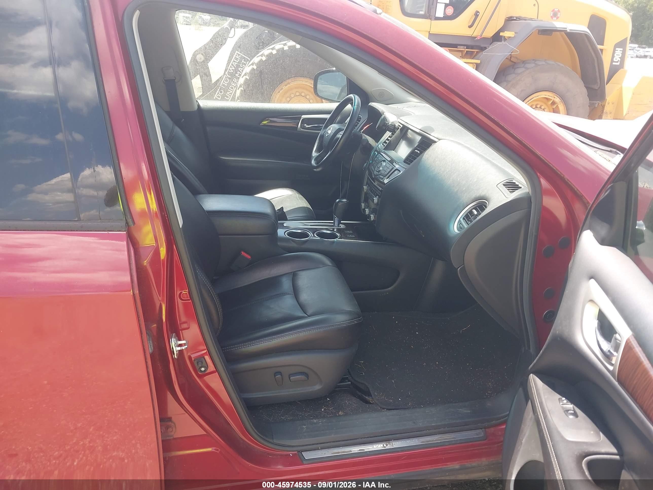 2014 Nissan Pathfinder Sl Burgundy vin: 5N1AR2MN4EC695354