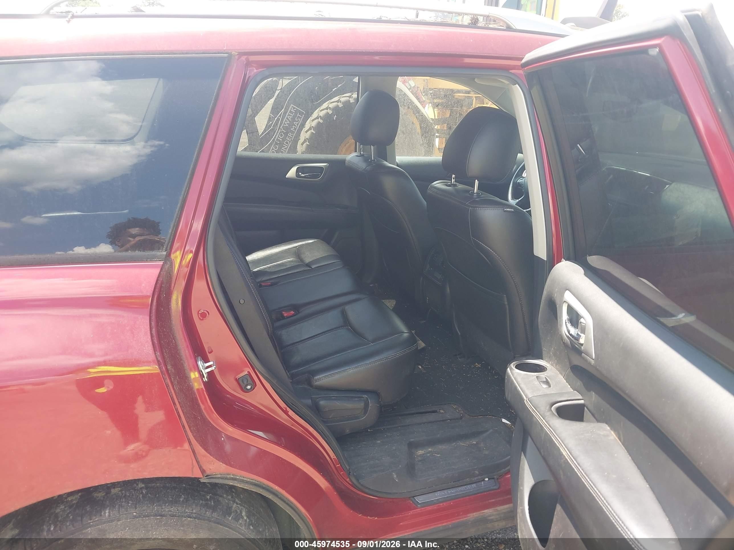 2014 Nissan Pathfinder Sl Burgundy vin: 5N1AR2MN4EC695354