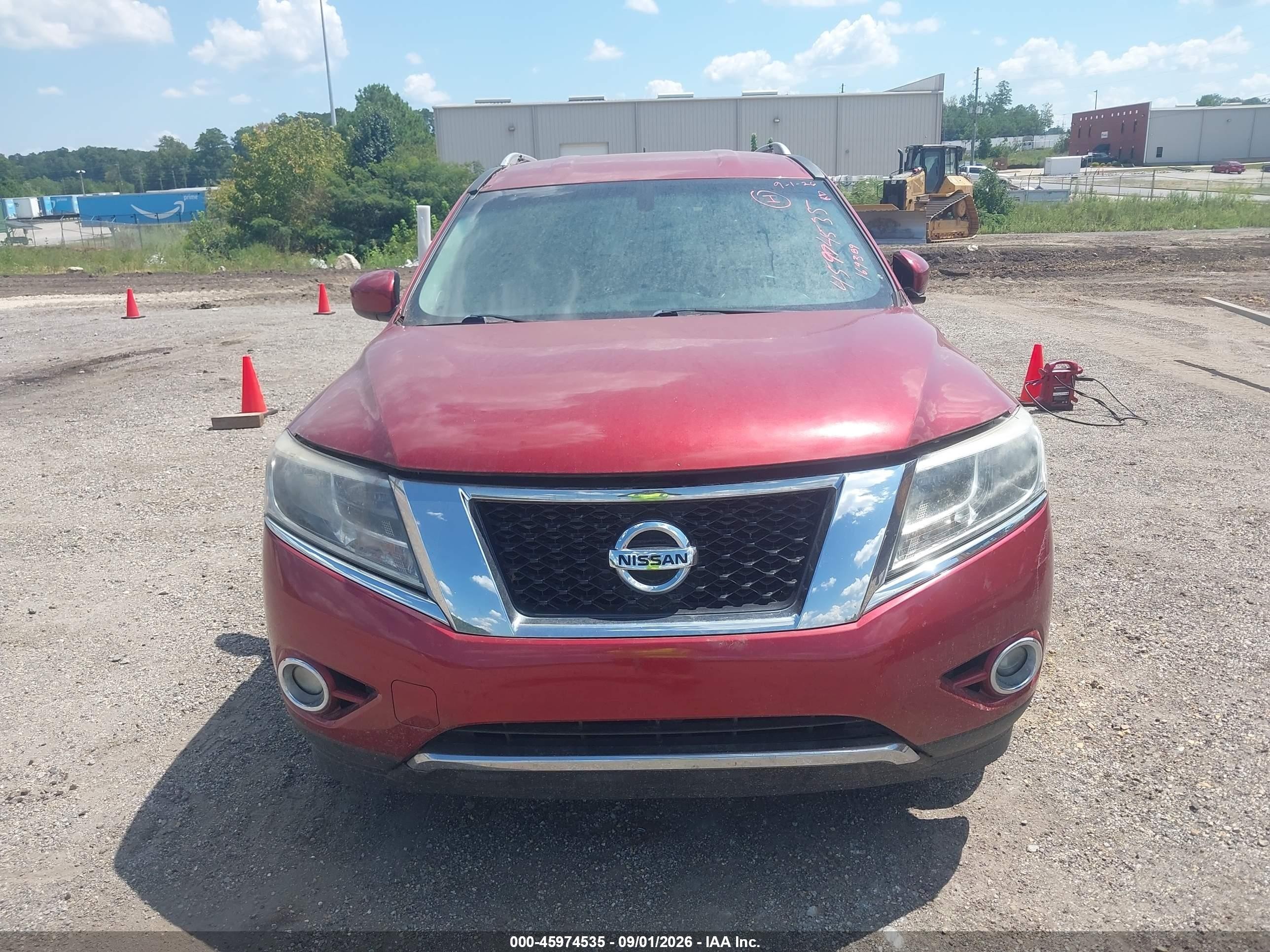 2014 Nissan Pathfinder Sl Burgundy vin: 5N1AR2MN4EC695354