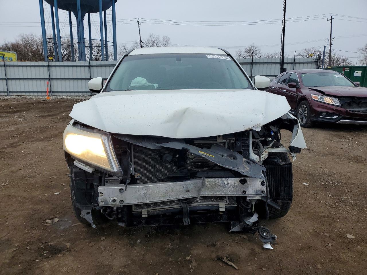 2014 Nissan Pathfinder S White vin: 5N1AR2MN4EC709656