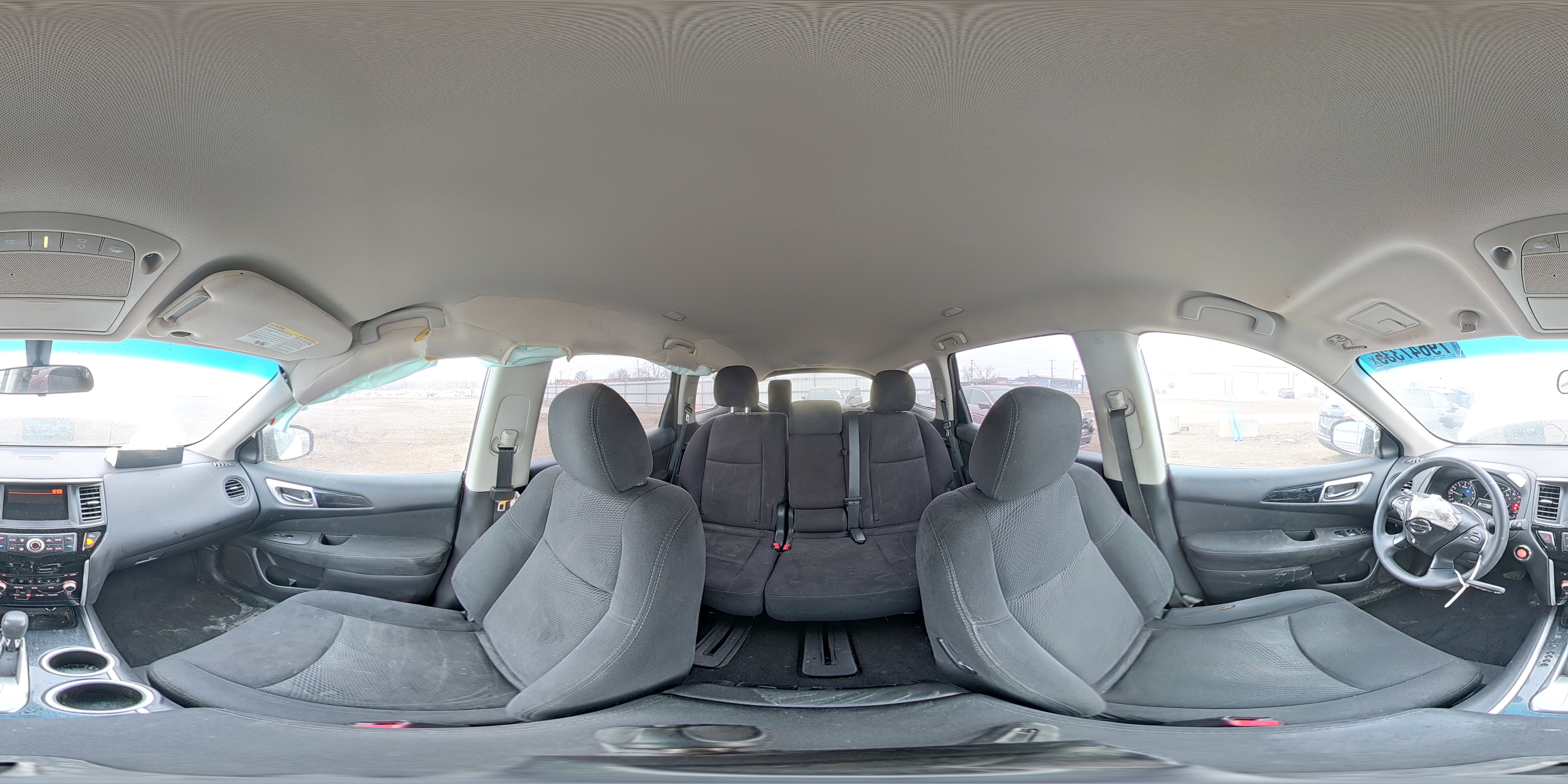 2014 Nissan Pathfinder S White vin: 5N1AR2MN4EC709656