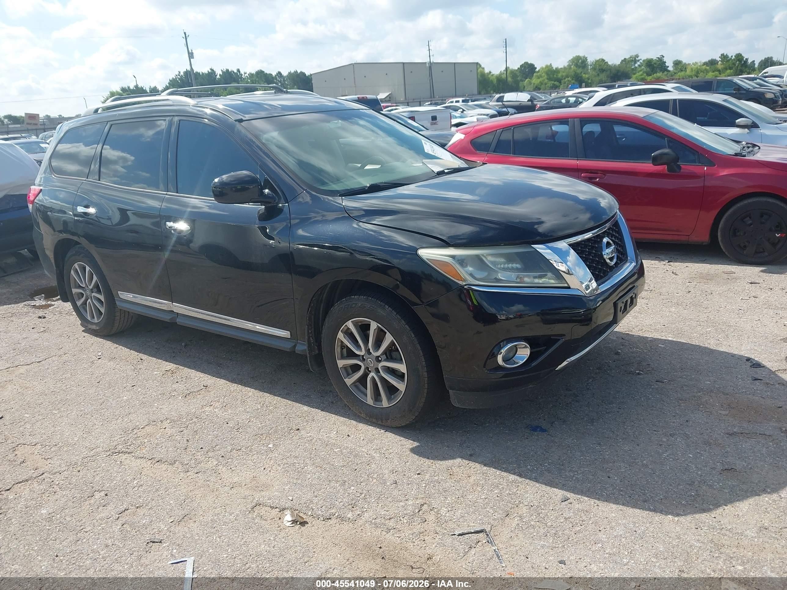2014 Nissan Pathfinder Sl Черный vin: 5N1AR2MN4EC711522