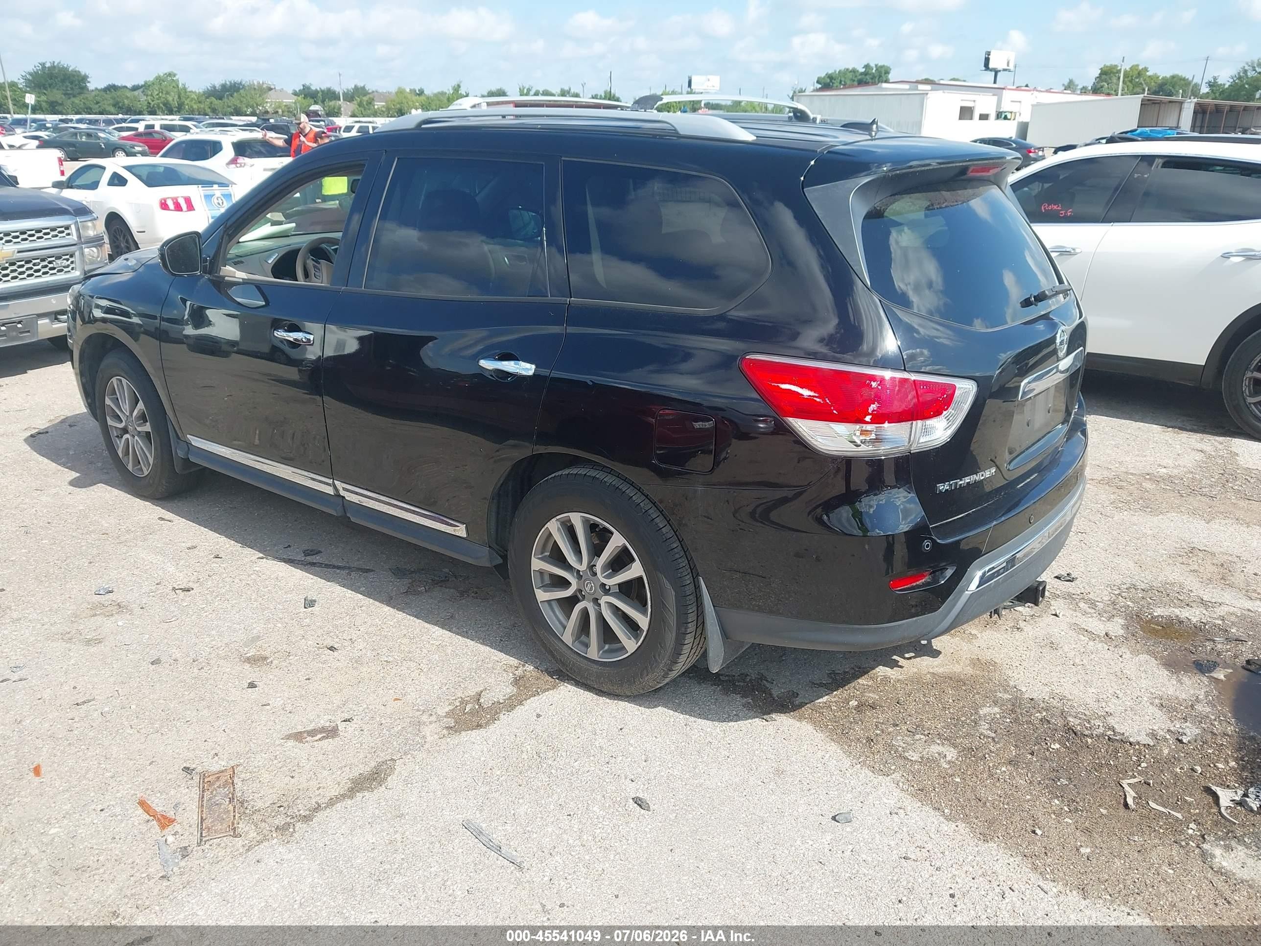 2014 Nissan Pathfinder Sl Черный vin: 5N1AR2MN4EC711522