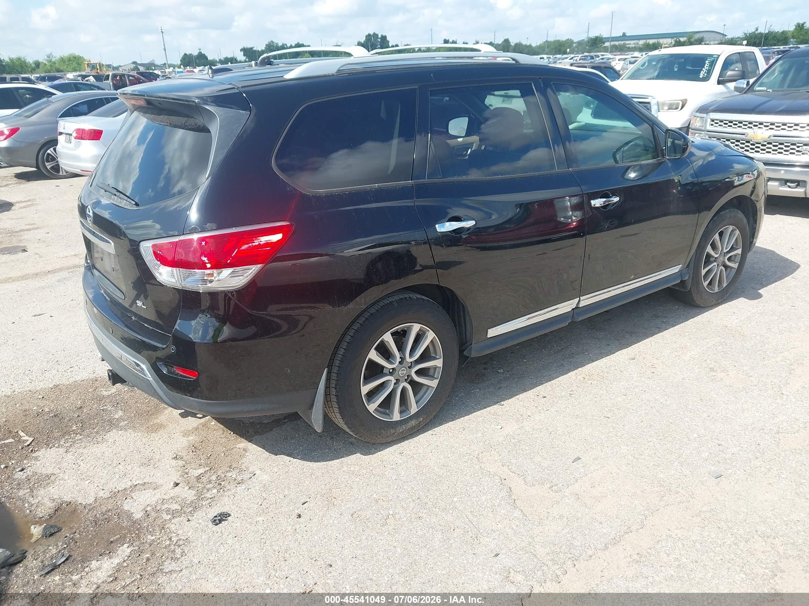 2014 Nissan Pathfinder Sl Черный vin: 5N1AR2MN4EC711522