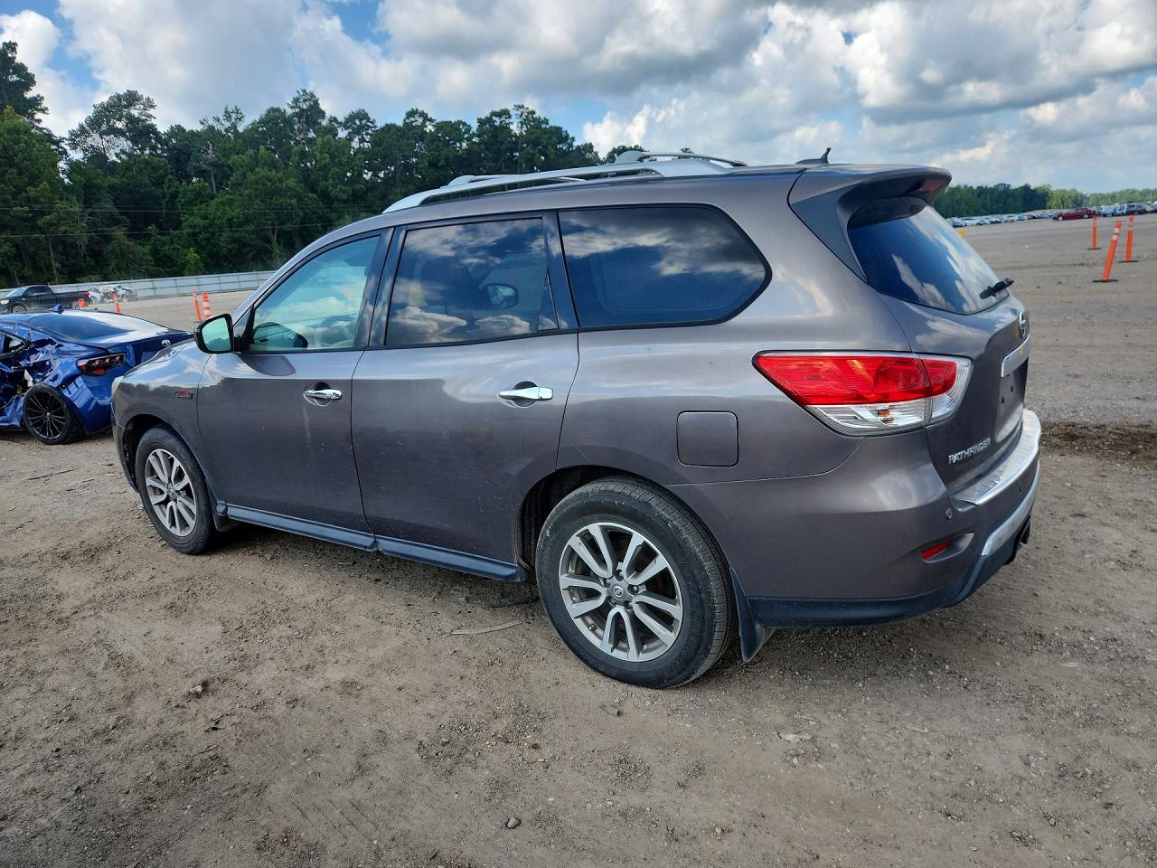2014 Nissan Pathfinder Sv Серый vin: 5N1AR2MN4EC729194