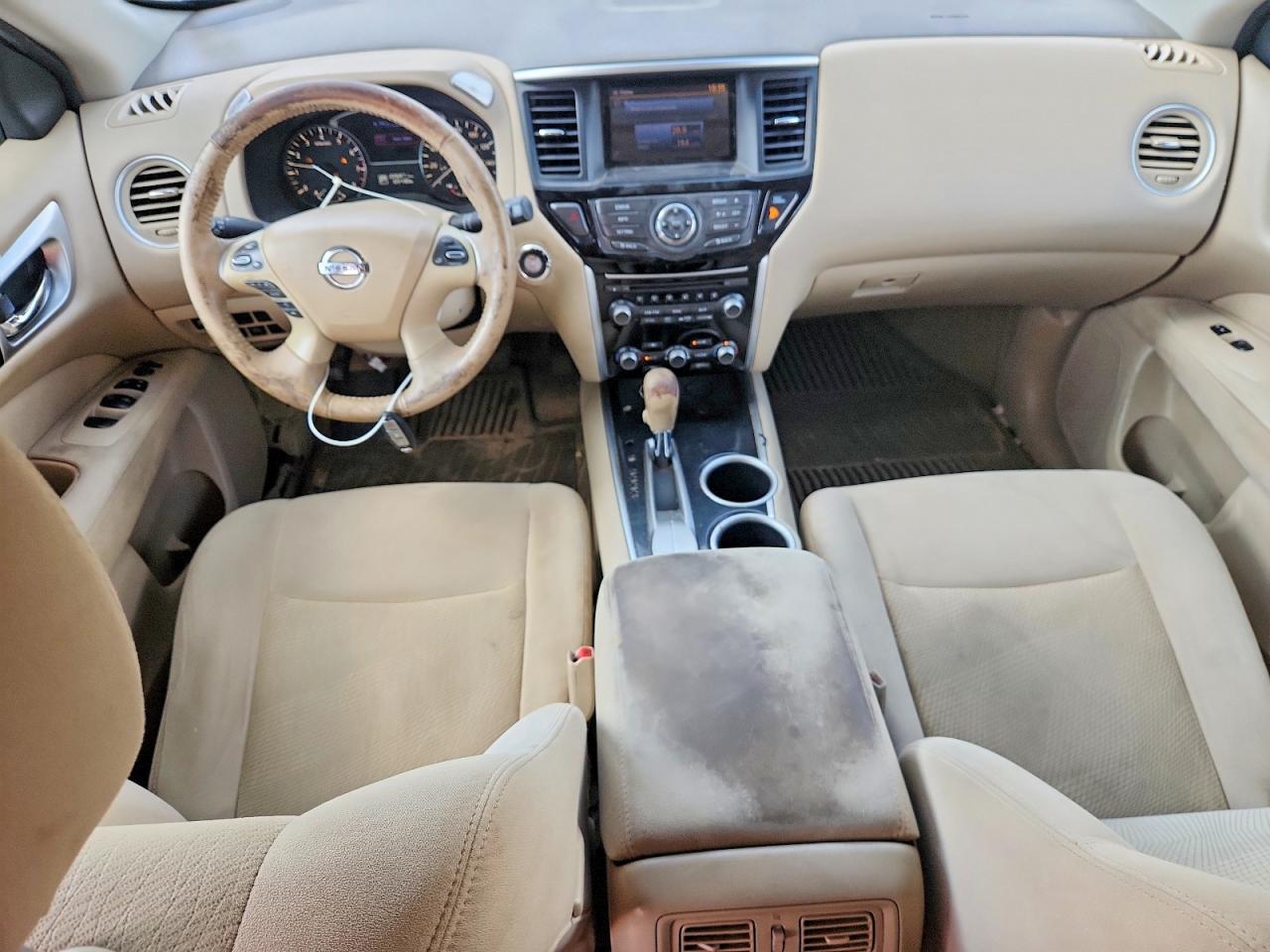 2014 Nissan Pathfinder Sv Серый vin: 5N1AR2MN4EC729194
