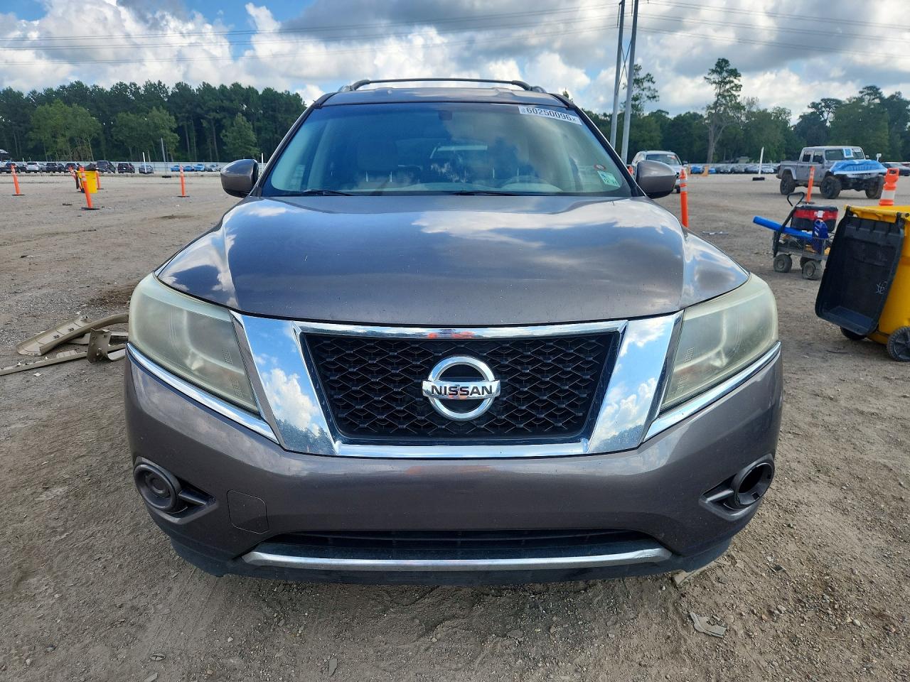2014 Nissan Pathfinder Sv Серый vin: 5N1AR2MN4EC729194