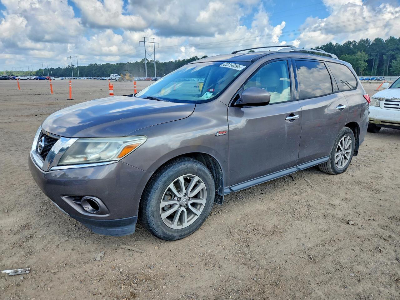 2014 Nissan Pathfinder Sv Серый vin: 5N1AR2MN4EC729194