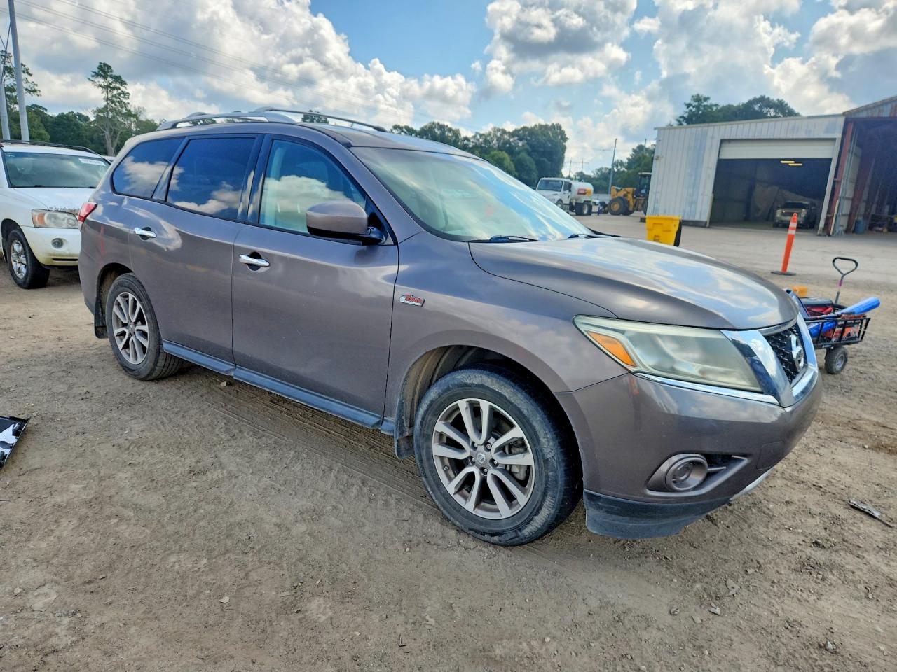 2014 Nissan Pathfinder Sv Серый vin: 5N1AR2MN4EC729194