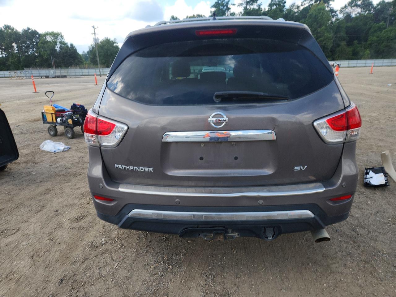 2014 Nissan Pathfinder Sv Серый vin: 5N1AR2MN4EC729194