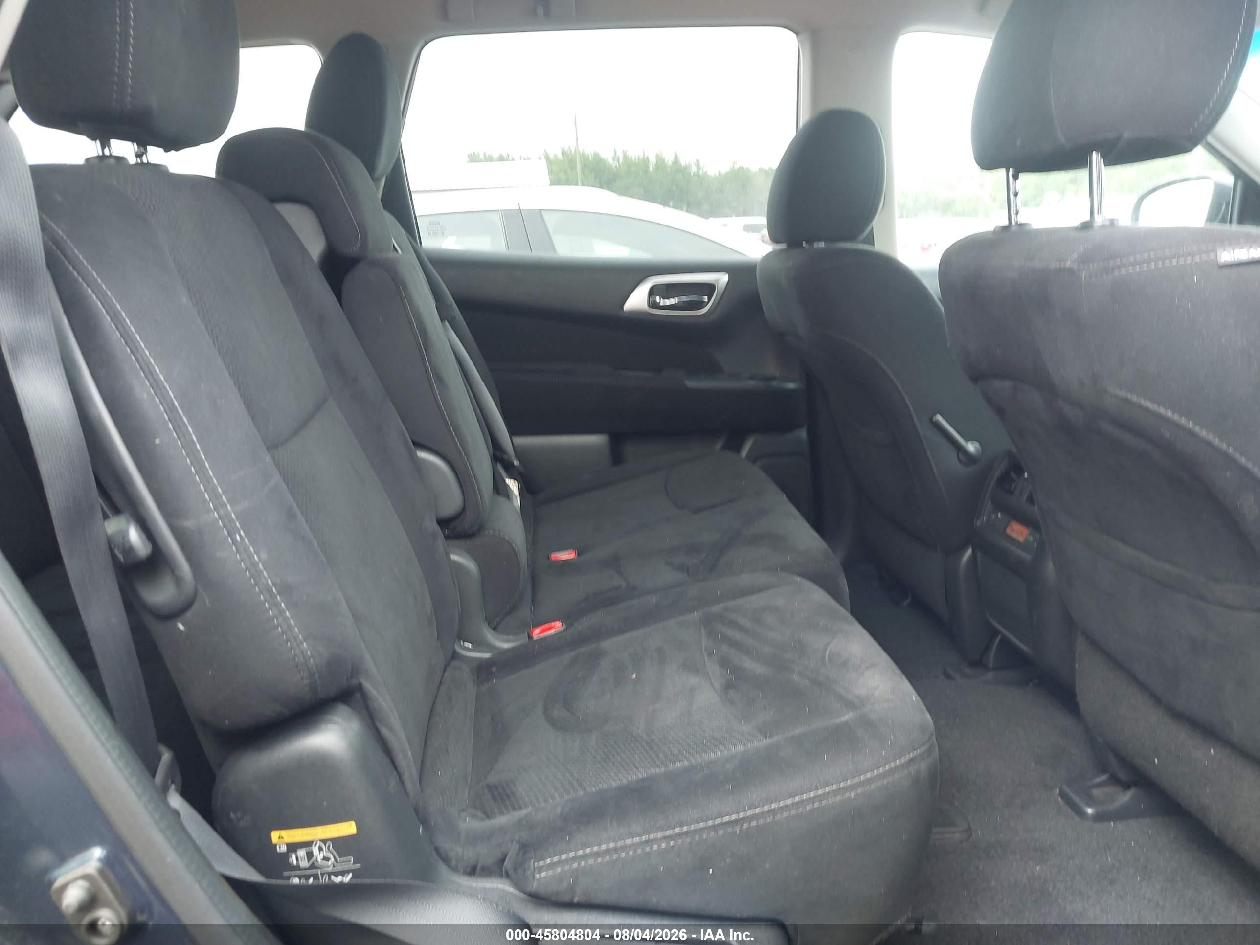 2014 Nissan Pathfinder Sv Dark Blue vin: 5N1AR2MN4EC730135