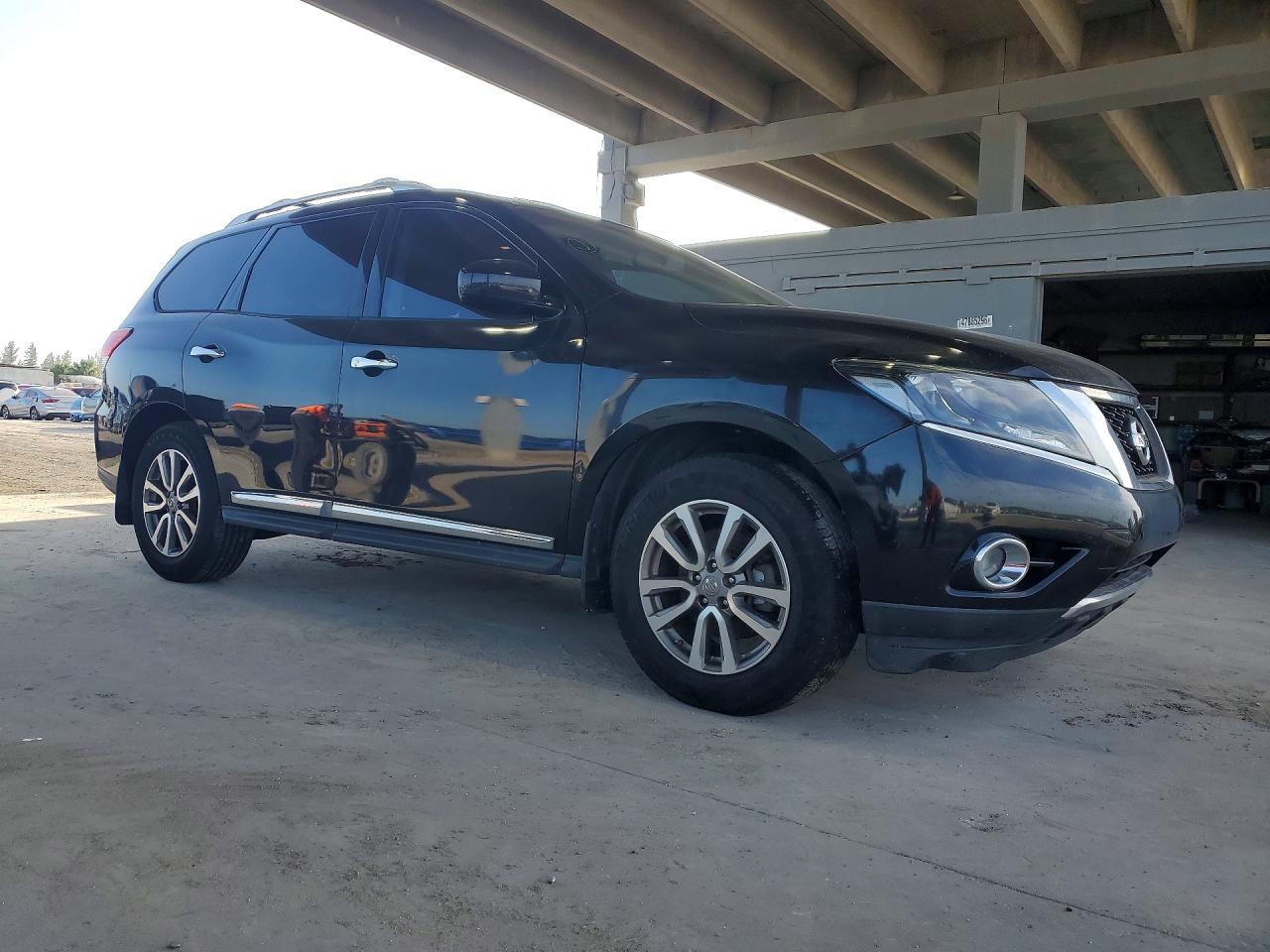 2015 Nissan Pathfinder Sl Black vin: 5N1AR2MN4FC622518