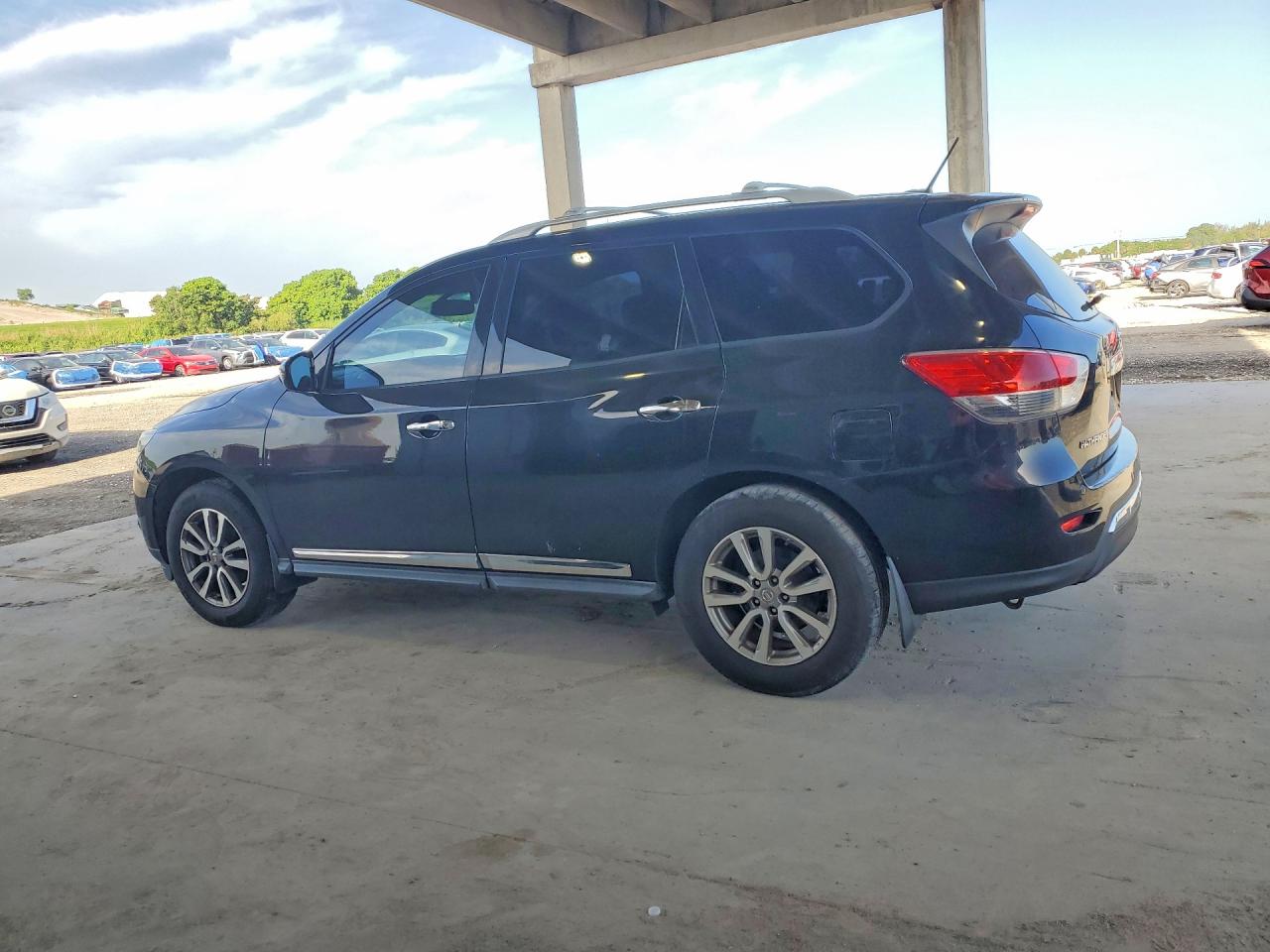 2015 Nissan Pathfinder Sl Black vin: 5N1AR2MN4FC622518