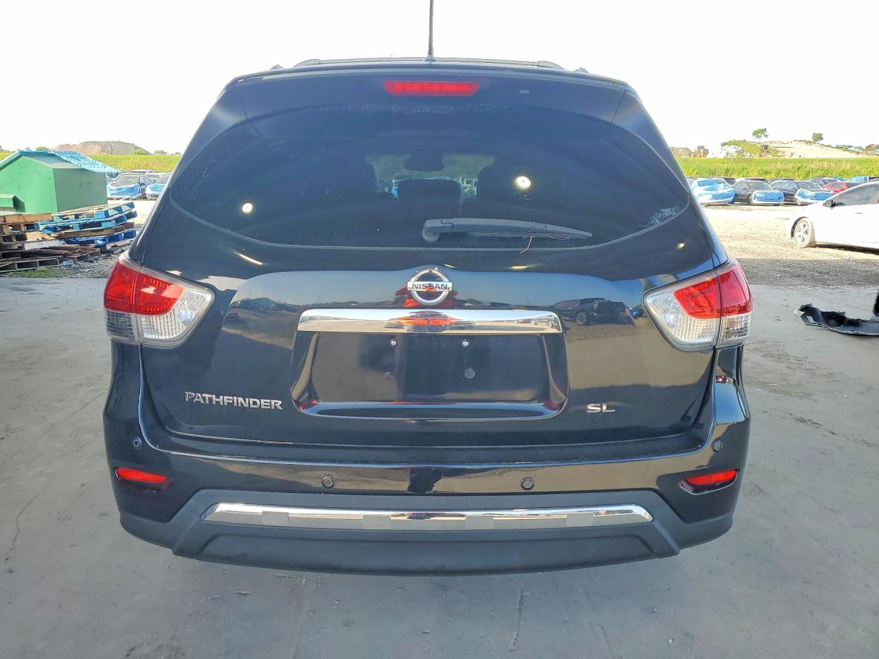 2015 Nissan Pathfinder Sl Black vin: 5N1AR2MN4FC622518