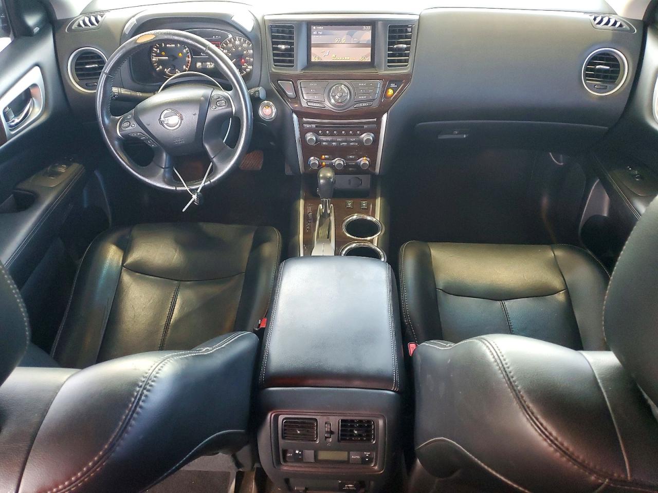 2015 Nissan Pathfinder Sl Black vin: 5N1AR2MN4FC622518