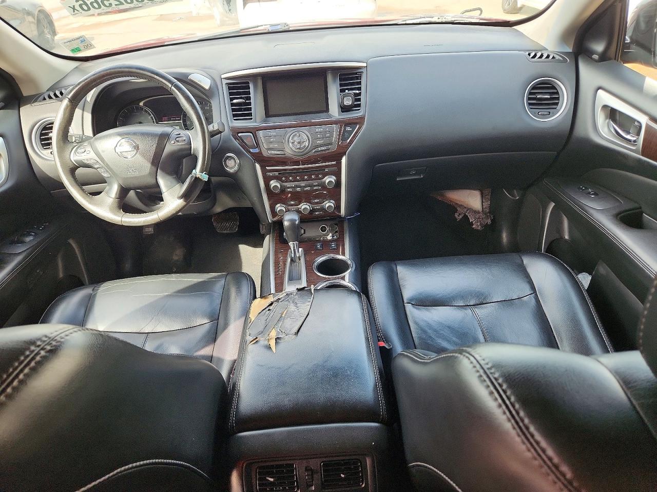 2015 Nissan Pathfinder Sl Red vin: 5N1AR2MN4FC625810