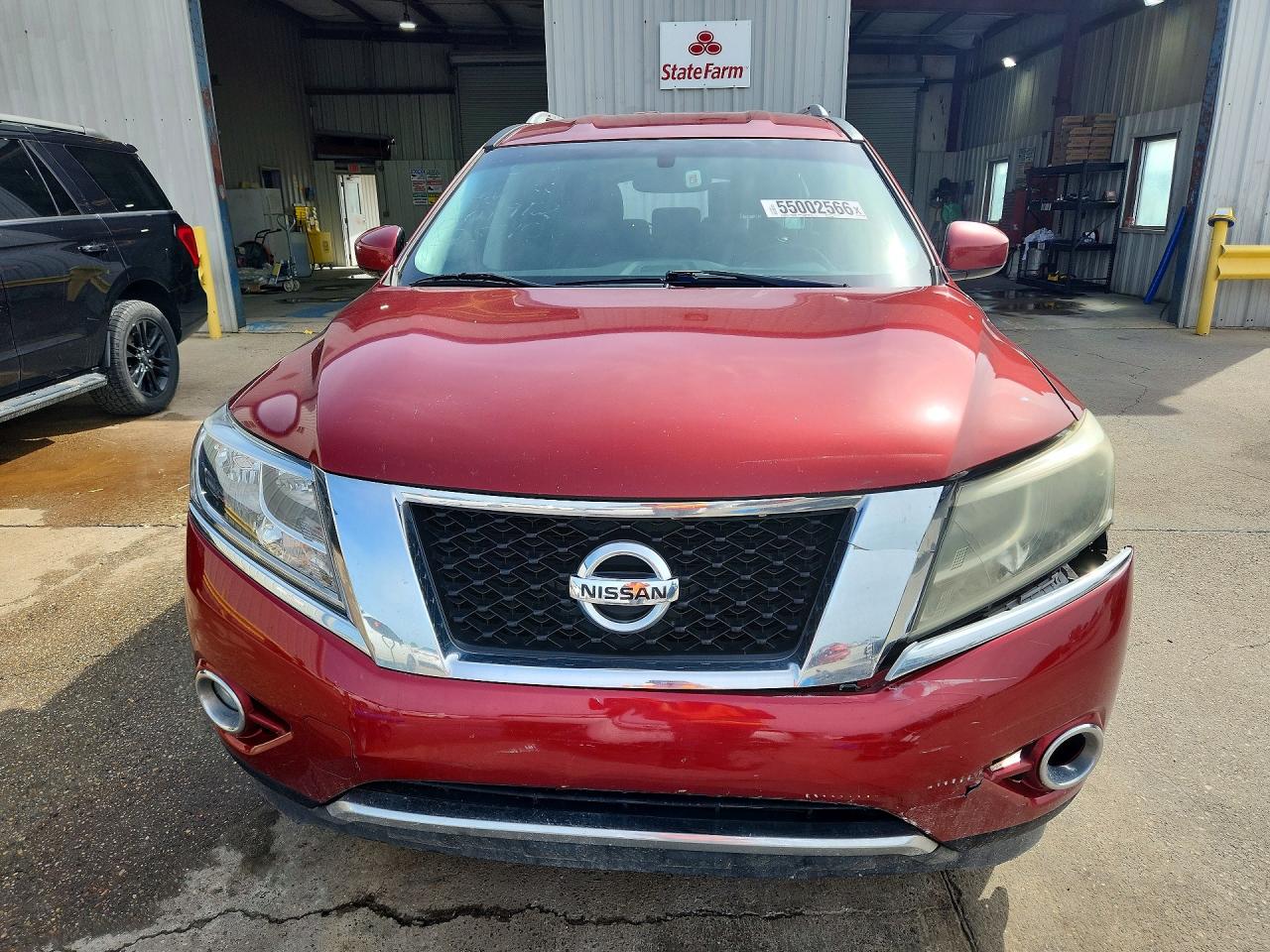2015 Nissan Pathfinder Sl Red vin: 5N1AR2MN4FC625810