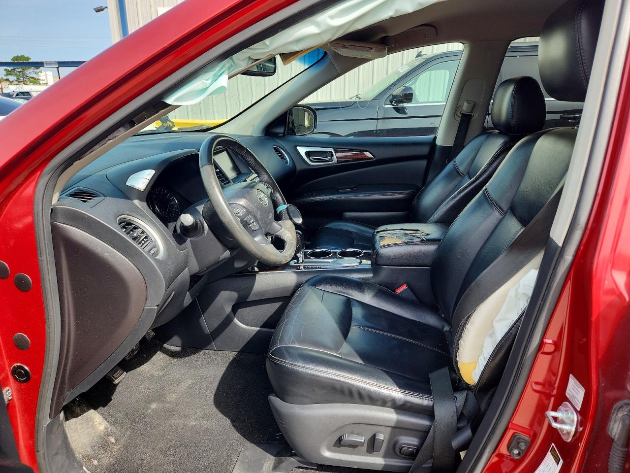 2015 Nissan Pathfinder Sl Red vin: 5N1AR2MN4FC625810