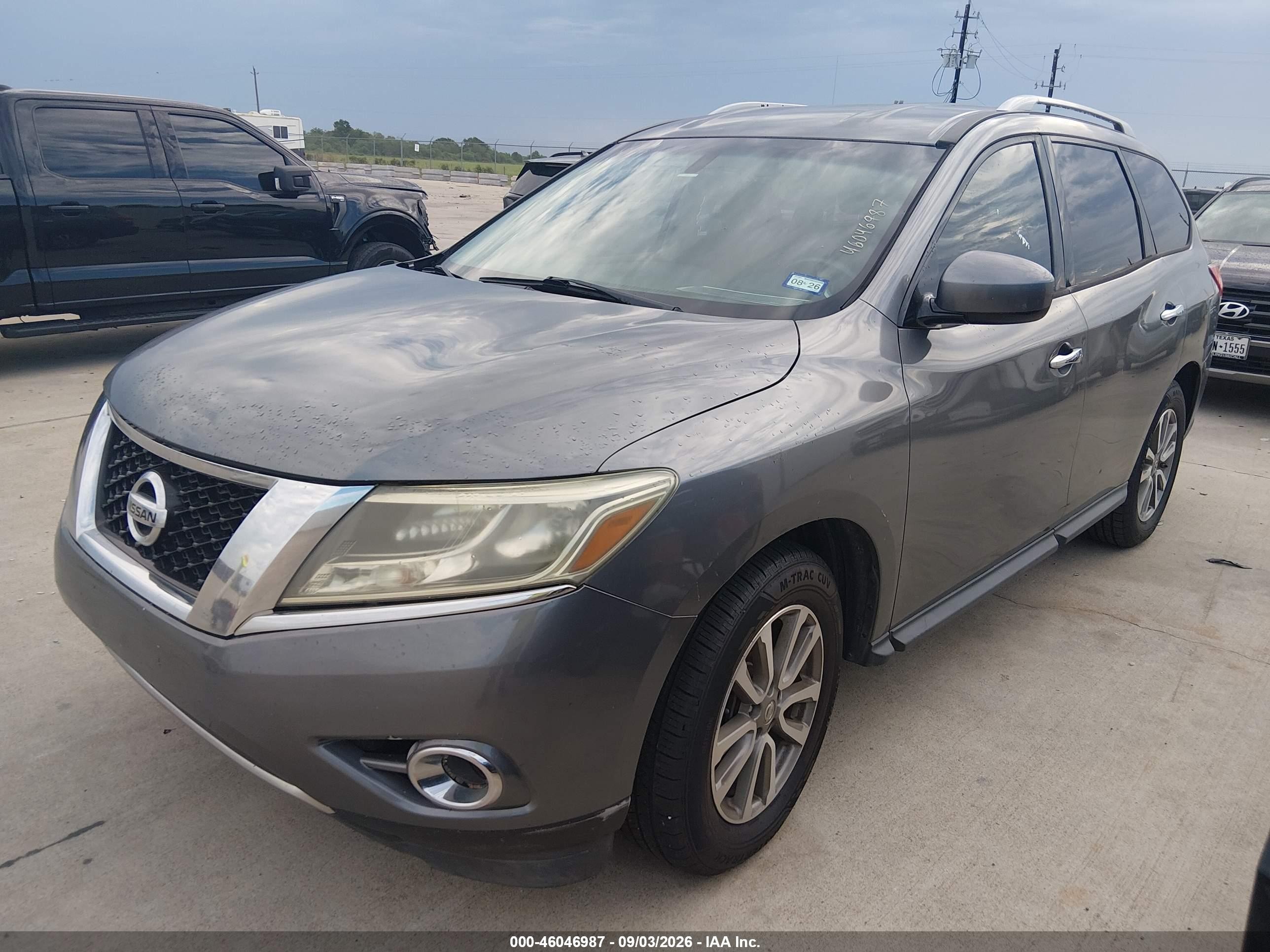 2015 Nissan Pathfinder Platinum/s/sl/sv Gray vin: 5N1AR2MN4FC638850